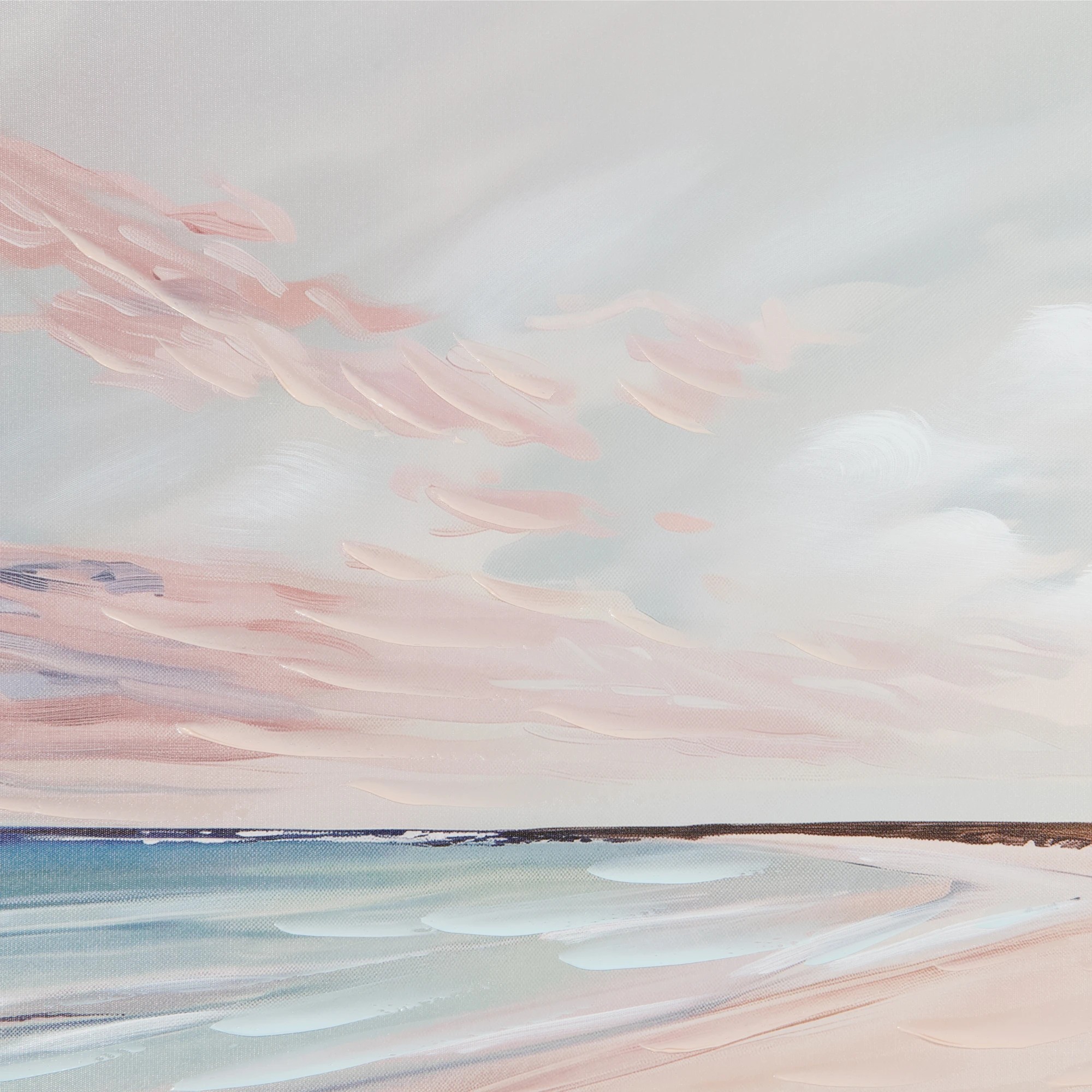 3 Sunset Beach Framed Canvas, 3 of 5