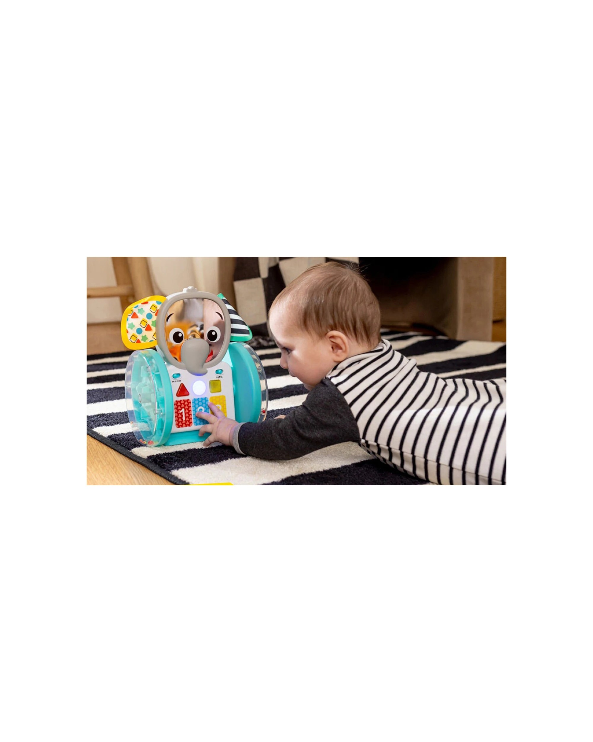 3 Baby Einstein Chase And Tap Earl Interactive Crawling Toy 2-In-1 6 Months - Multi, 3 of 5