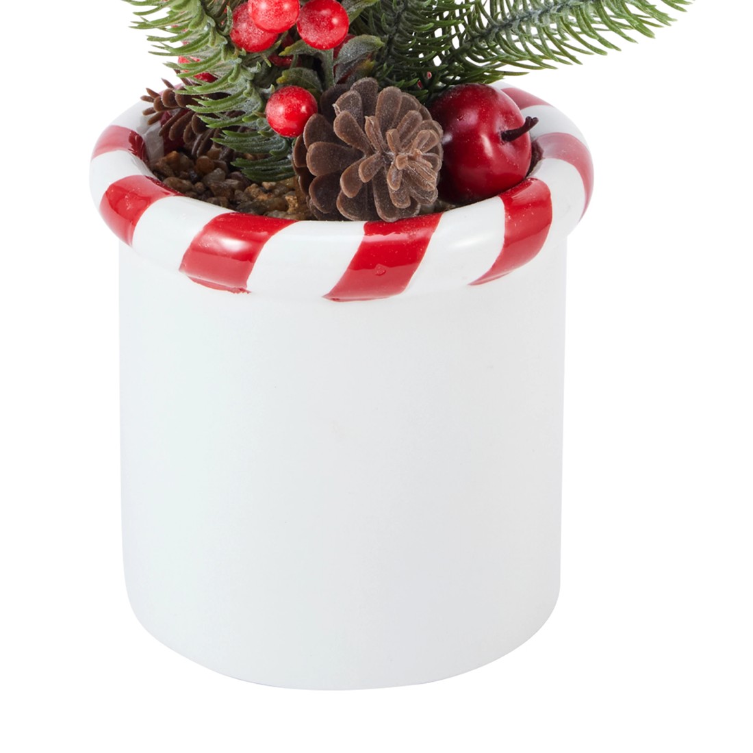 2 Christmas Artificial Berries in Pot, 2 of 3