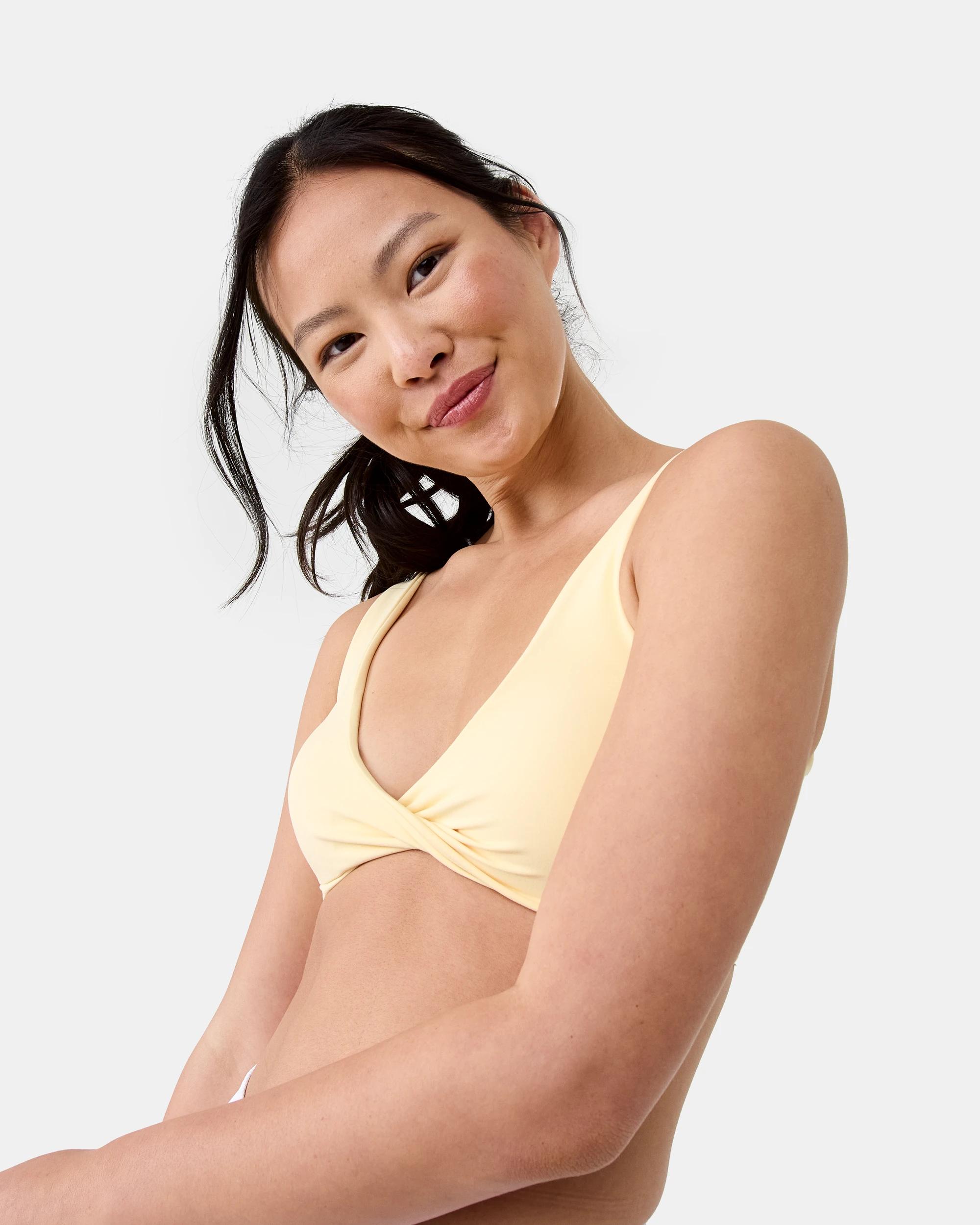 5 Everlast Womens Twist Front Crop Top Soft Yelow, 5 of 9