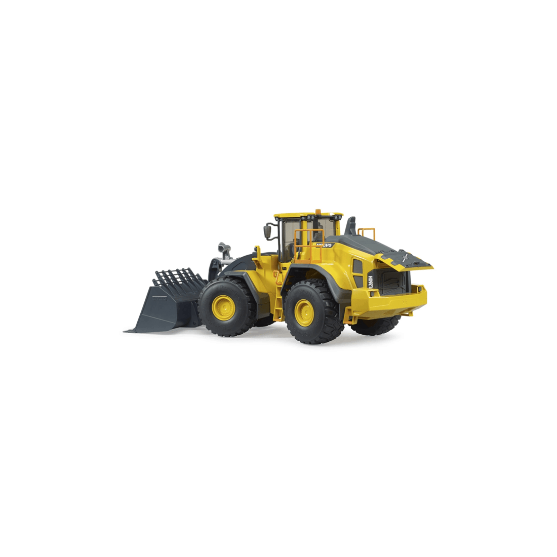 3 Bruder Volvo Wheeled Front End Loader 1 16 Scale With Functioning Arm And Shovel For Kids 3+ - Yellow, 3 of 3