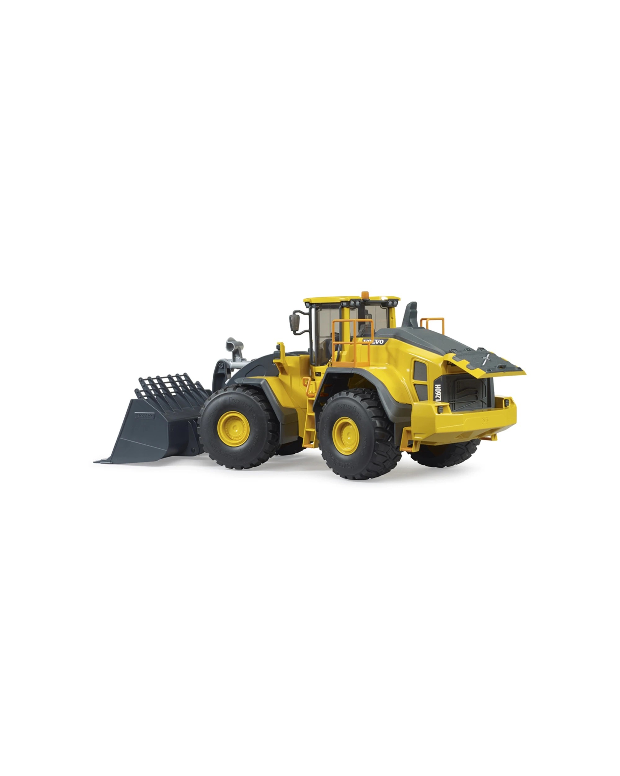 3 Bruder Volvo Wheeled Front End Loader 1 16 Scale With Functioning Arm And Shovel For Kids 3+ - Yellow, 3 of 3