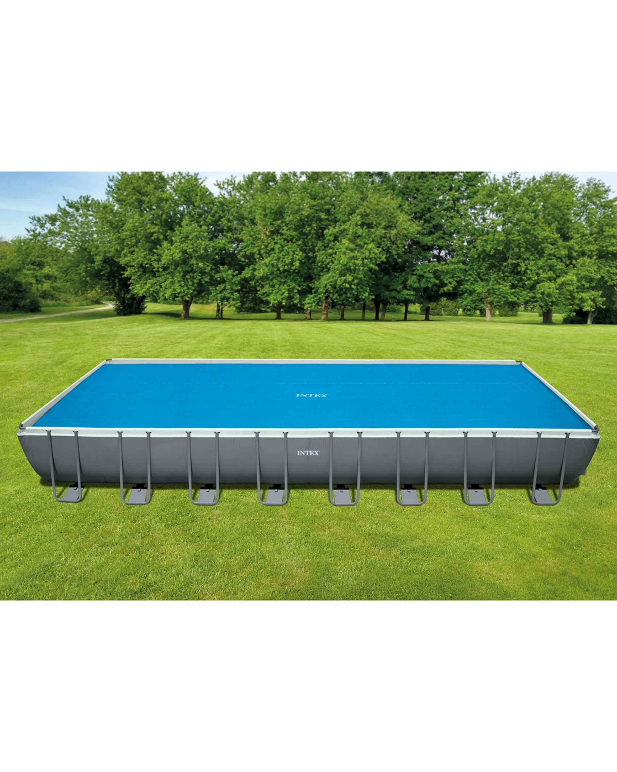 2 Intex Solar Pool Cover Rectangle For 26374 - Blue, 2 of 2