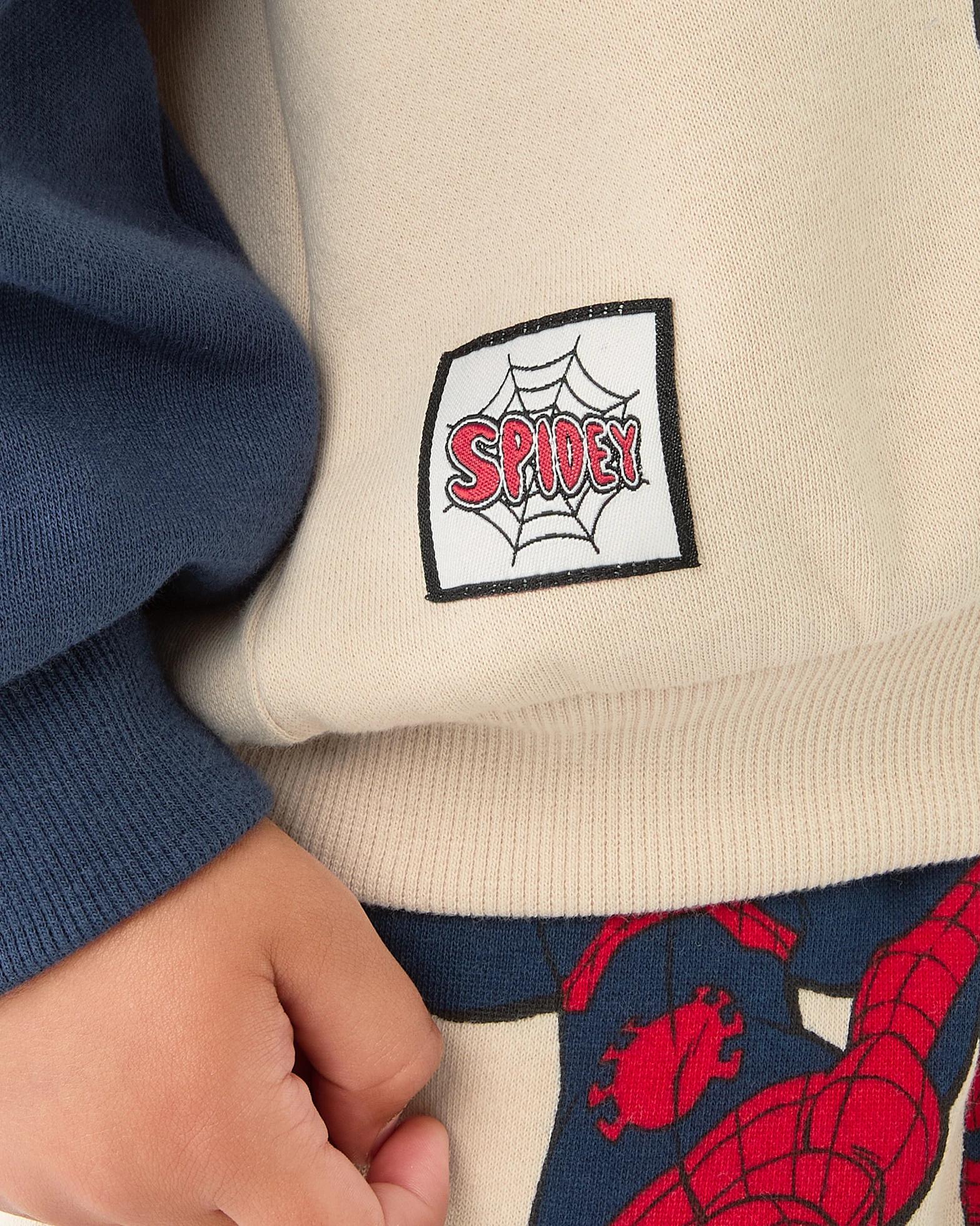 5 Spider-Man License Oversized Print Crew Neck Sweatshirt Spiderman, 5 of 8