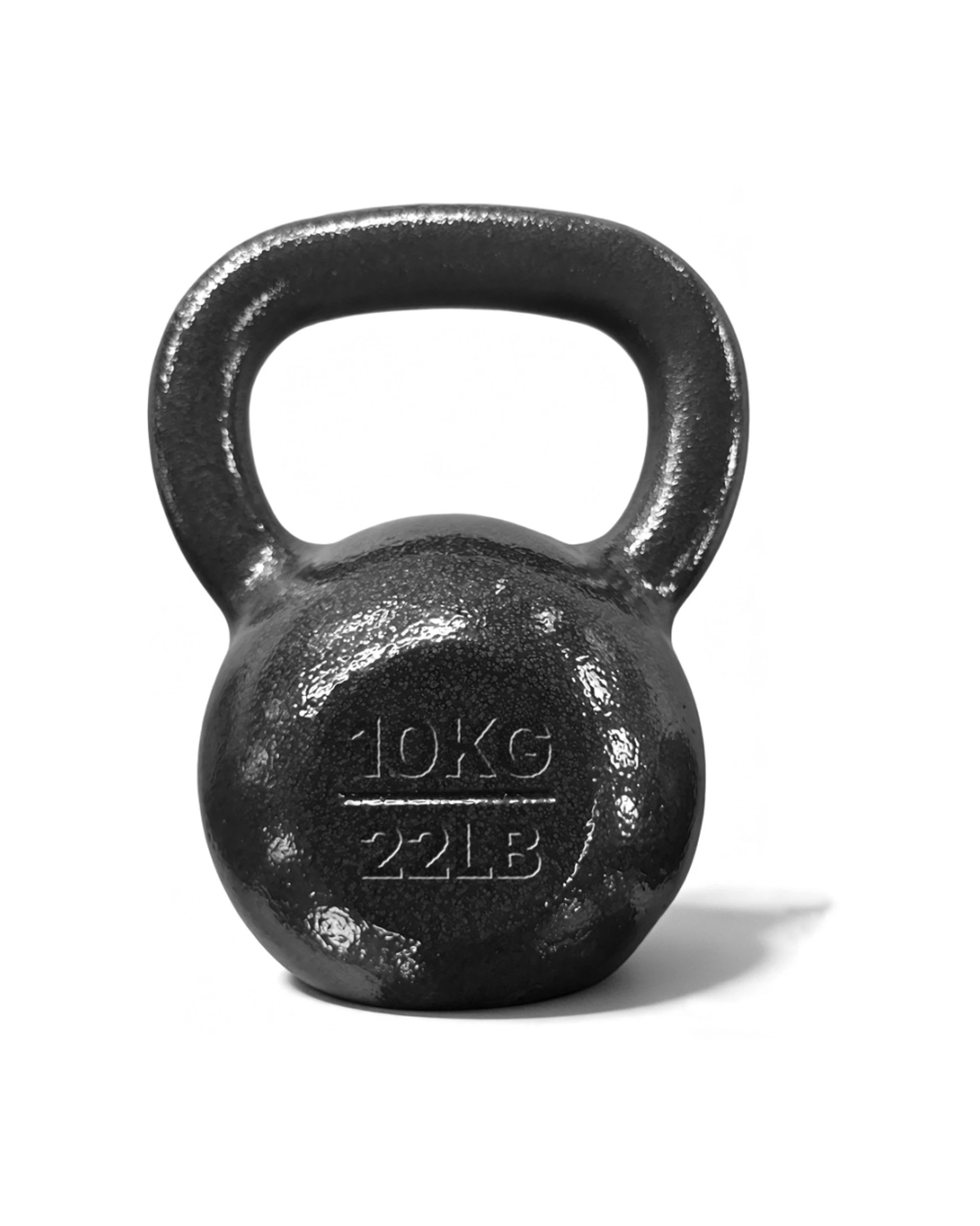 1 Bodyworx Cast Iron Kettlebell 10kg Balanced Durable Gym Weight With Comfortable Handle - Black, 1 of 1