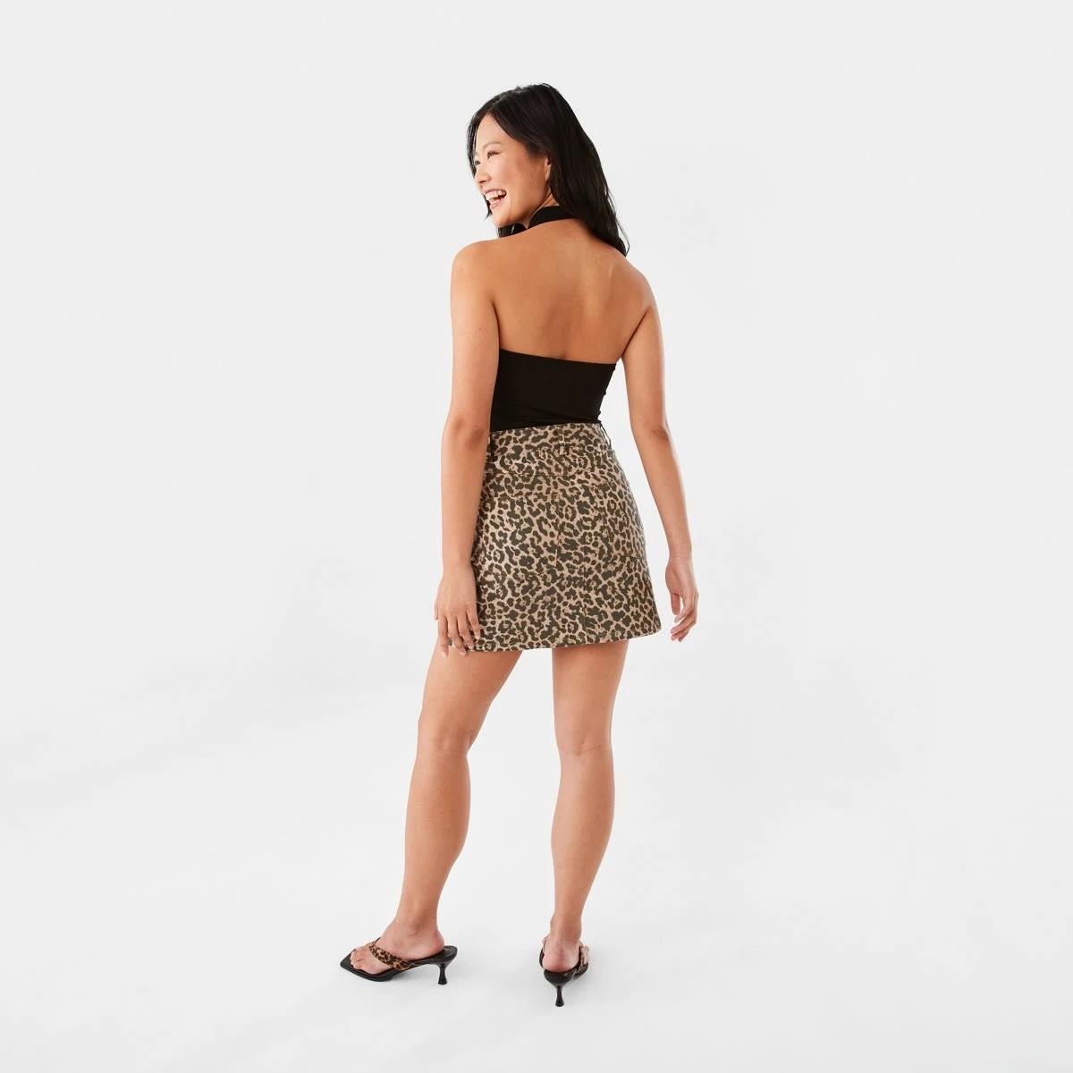 6 Leopard Mini Skirt Leopard, 6 of 8