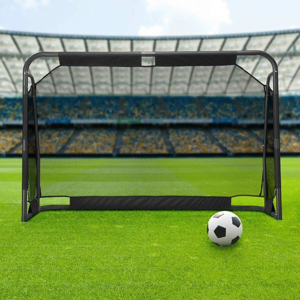 3 Ausway Soccer Goal Football Net Set Metal Frame Backyard, 3 of 6