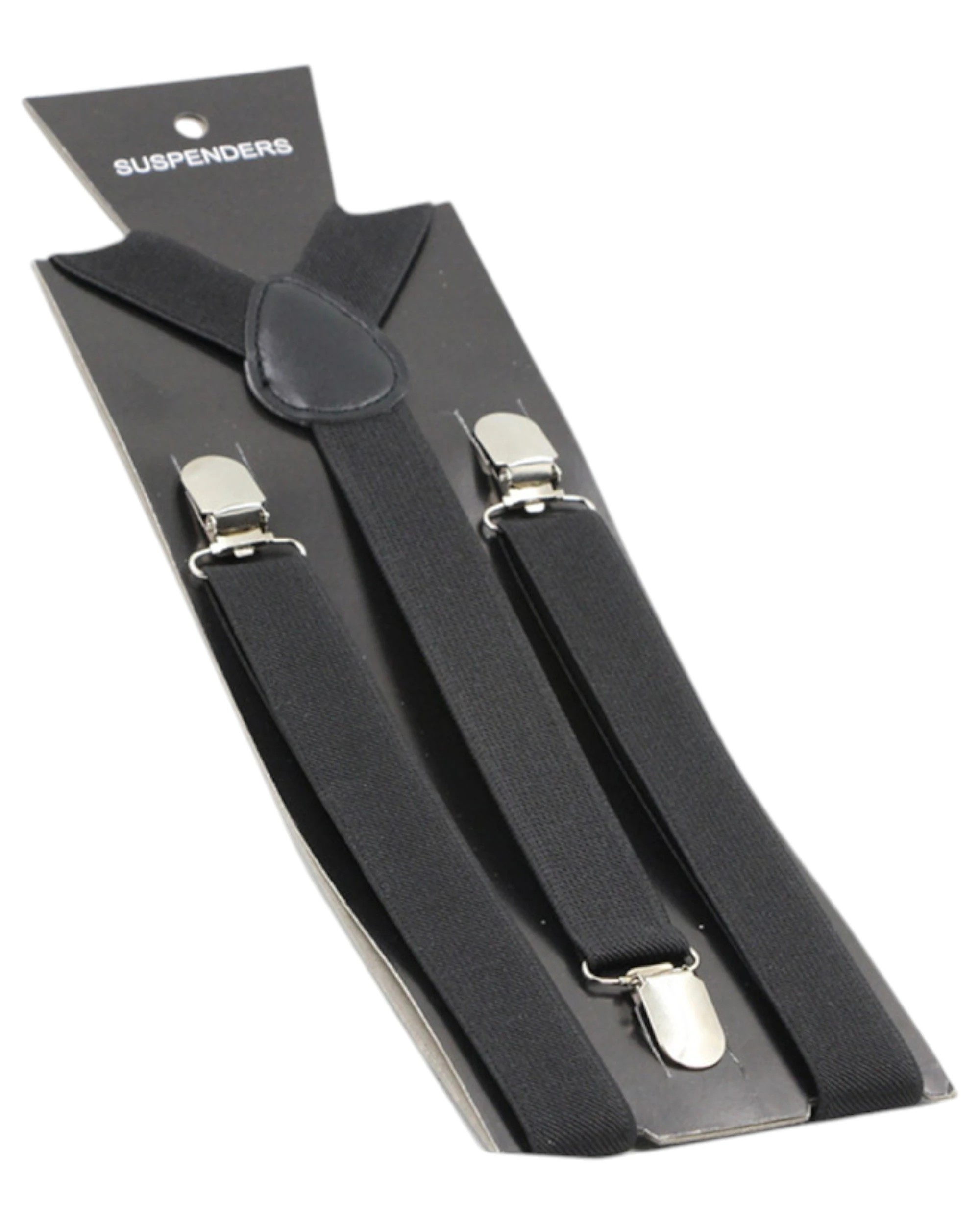 3 Zasel Mens Adjustable Extra Long 138cm Suspenders - Black, 3 of 3