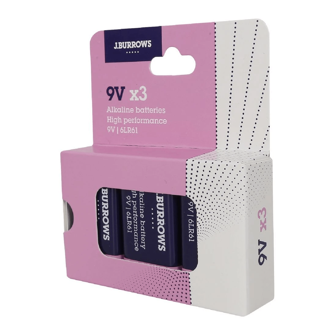 2 J.Burrows 9V Batteries 3 Pack, 2 of 7