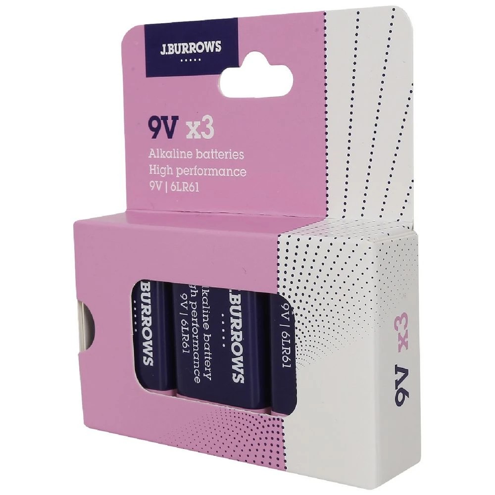 2 J.Burrows 9V Batteries 3 Pack, 2 of 7