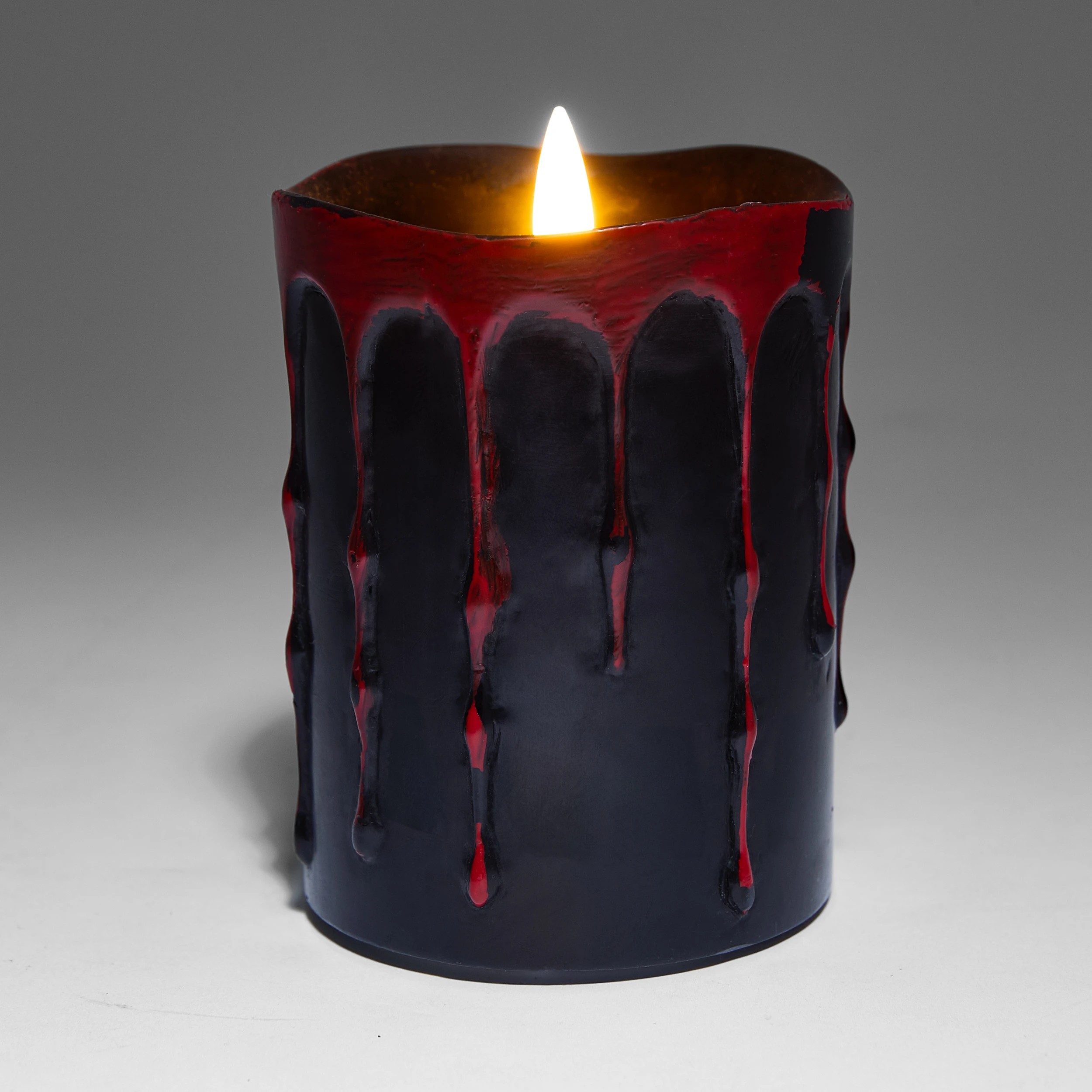 6 Halloween Dripping Wax LED Candle Set, 6 of 9