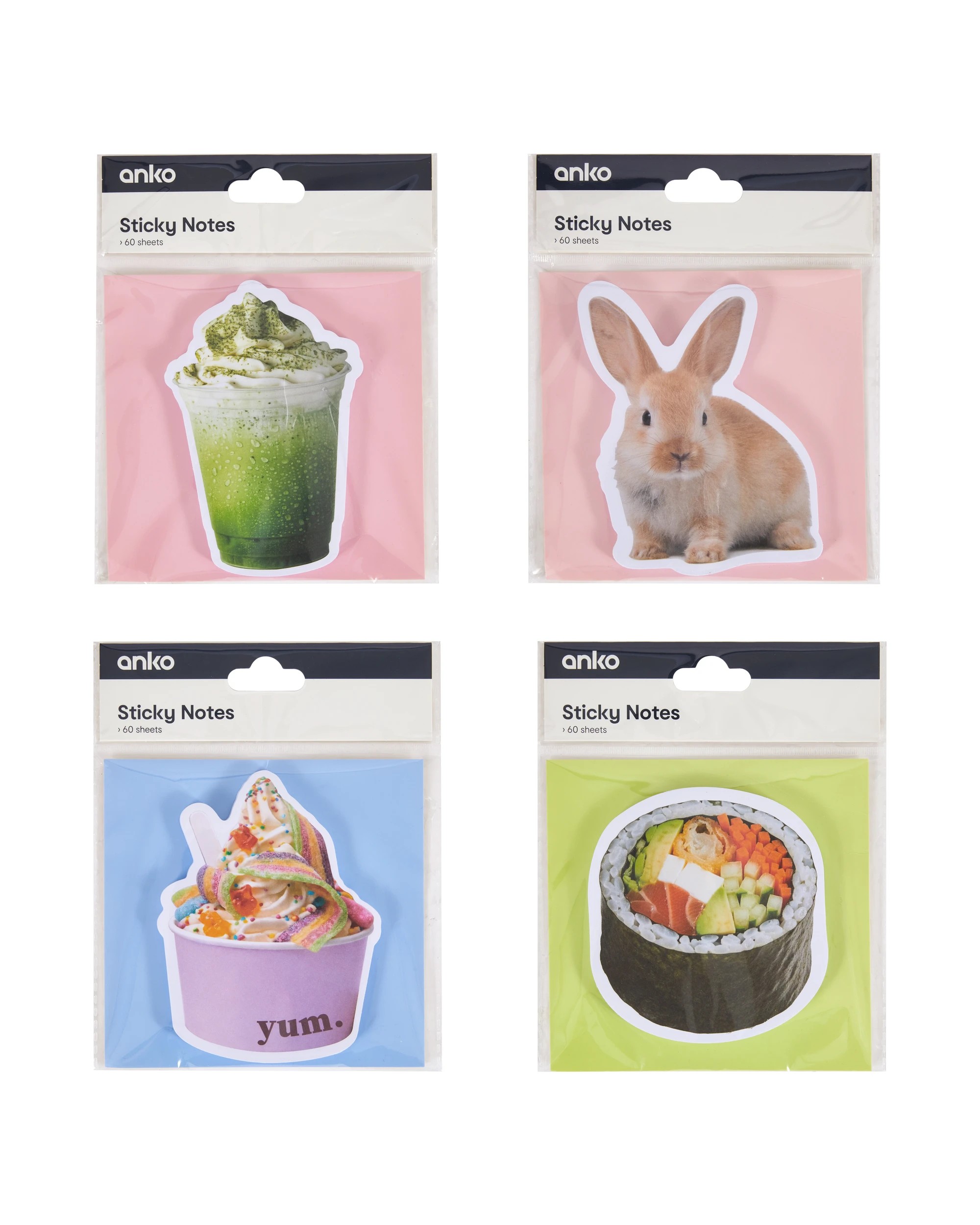 4 60 Sheet Sticky Notes - Assorted, 4 of 5