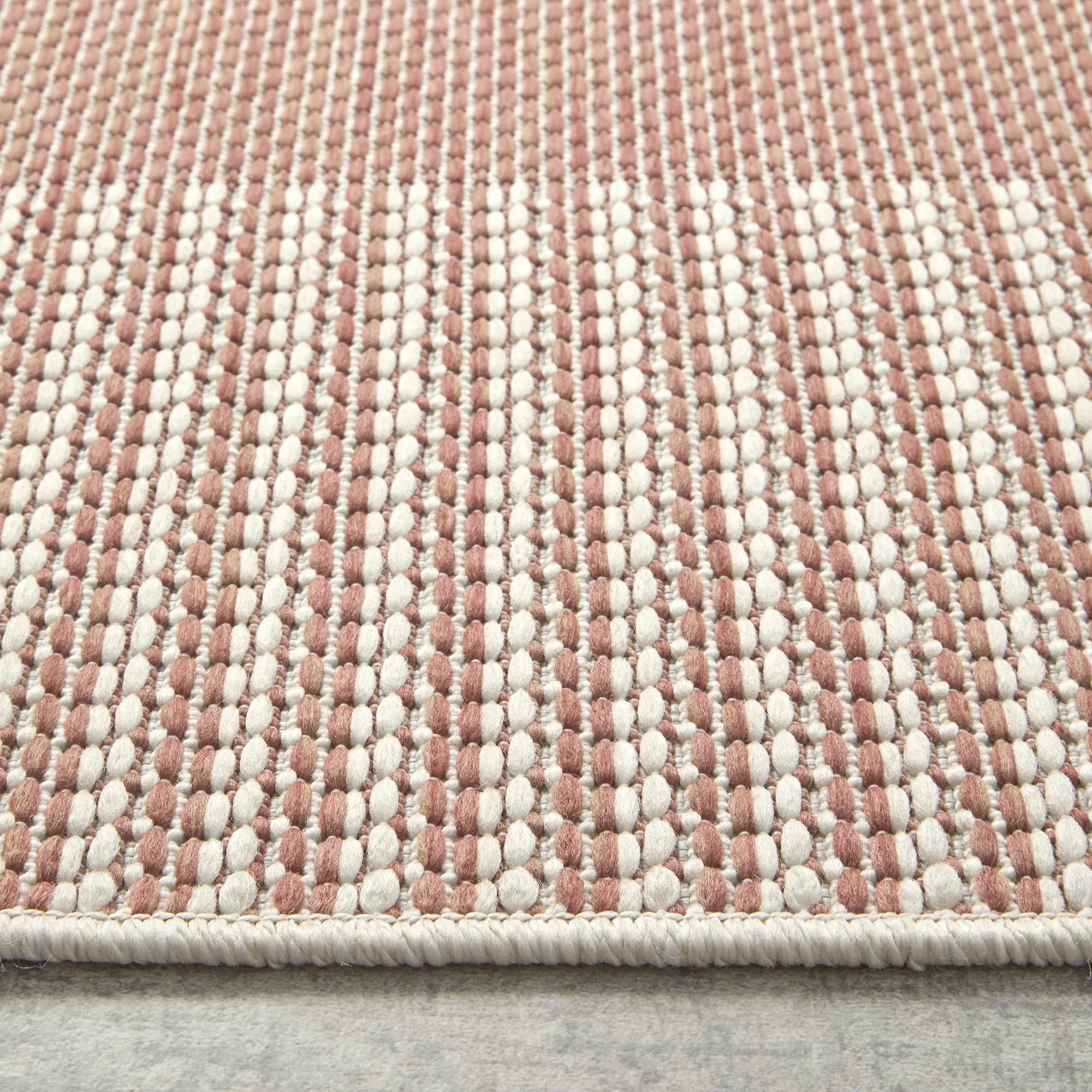 3 Common Ground Rugs Palmline Nero 380x280cm - Extra Large Pet Friendly Outdoor Floor Rug - Coral - Red, 3 of 8
