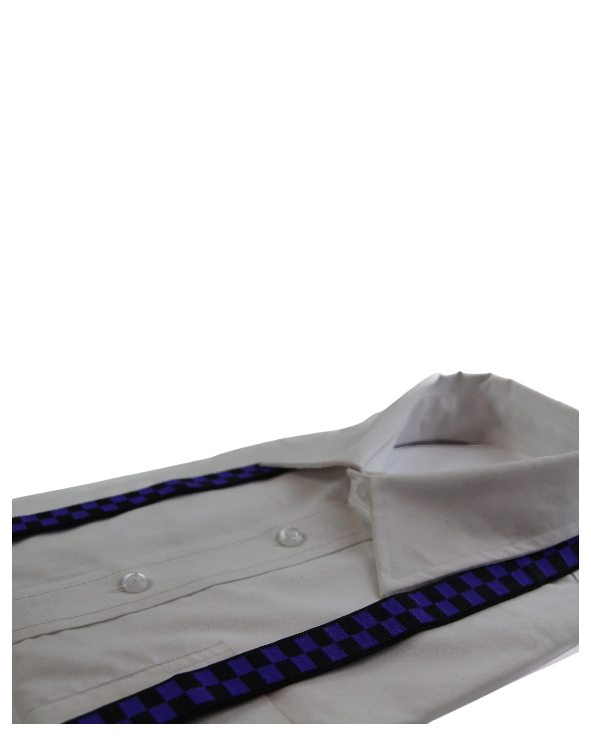3 Zasel Boys Adjustable Purple & Black Checkered Patterned Suspenders - Multi, 3 of 3