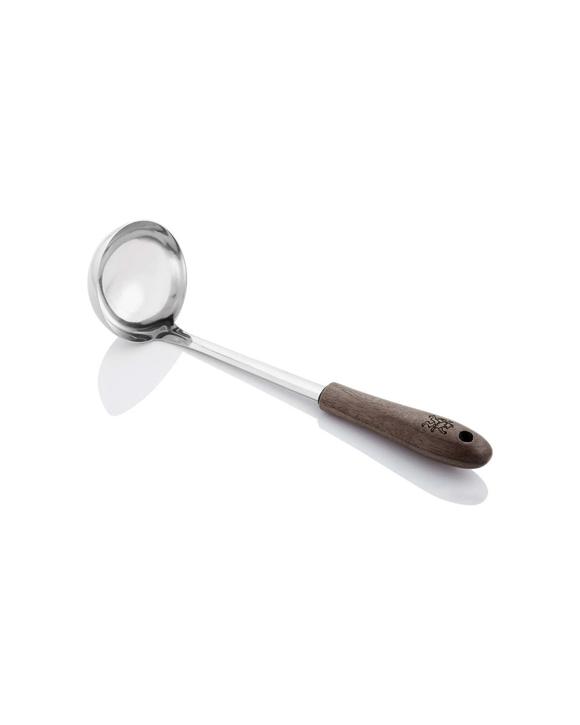 Stanley Rogers Premium Soup Ladle Utensil Embossed Stainless Steel Walnut - Multi