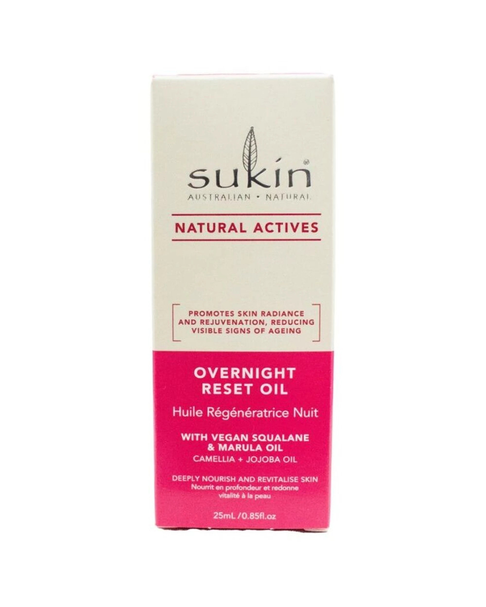 2 Sukin Overnight Reset Oil Serum Camellia Jojoba Oil Skincare 3 Pack - Multi, 2 of 4