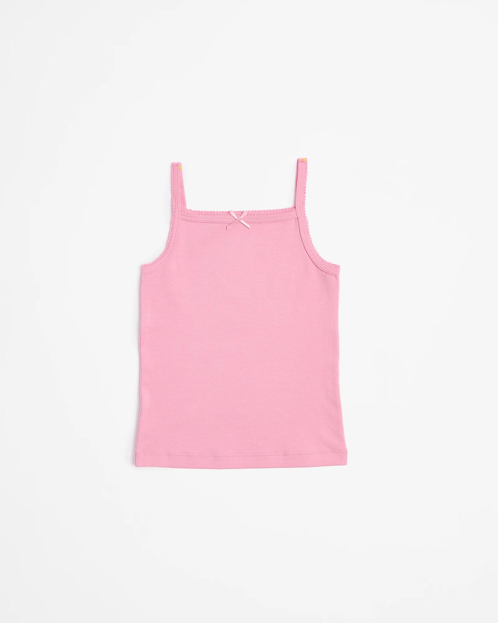 2 Girls Singlet 3 Pack - Maxx PINKS, 2 of 5