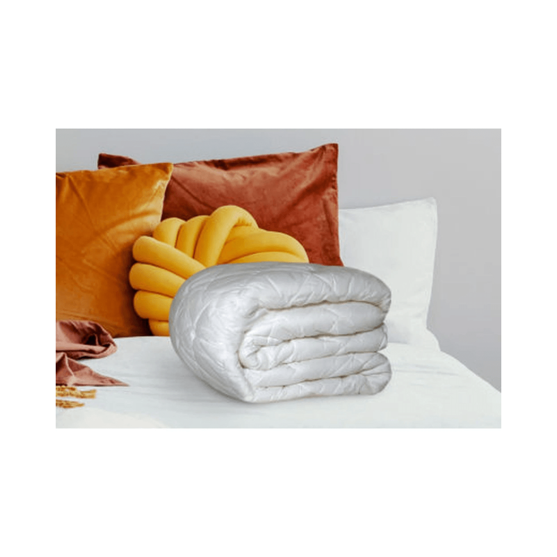 2 Jaspa Black All Seasons Mattress Protector - King Single - Silver, 2 of 2