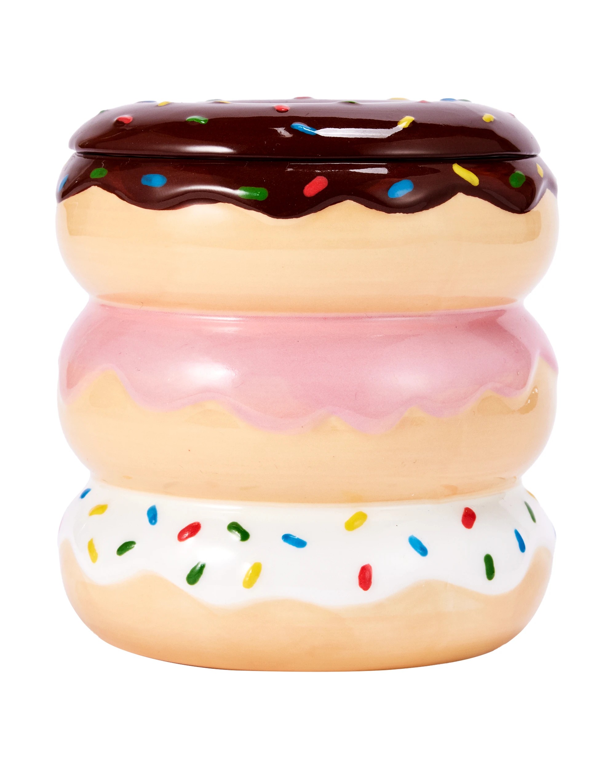 1 Ceramic Donut Stack Candle, 1 of 6