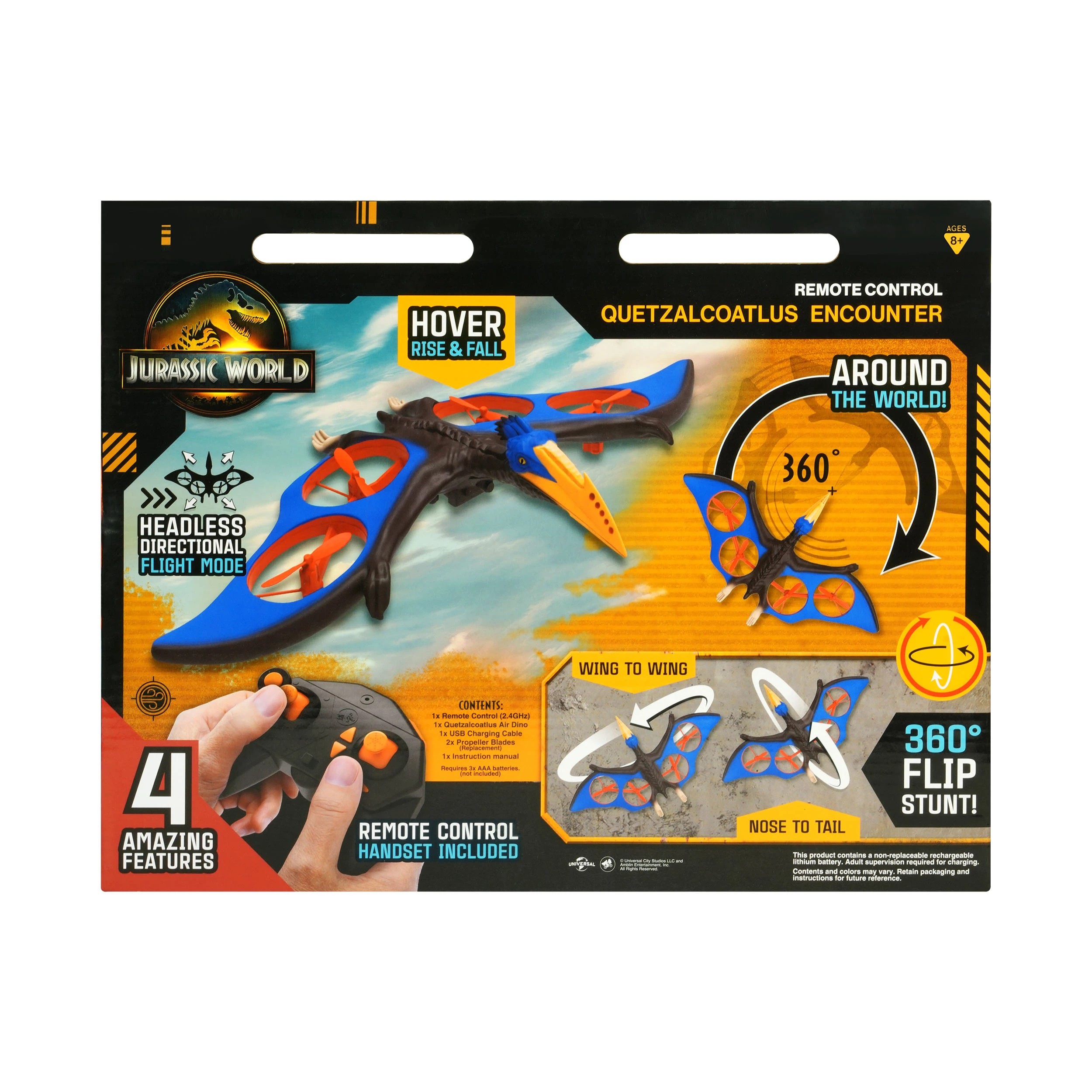 4 Jurassic World Remote Control Quetzalcoatlus Encounter, 4 of 4