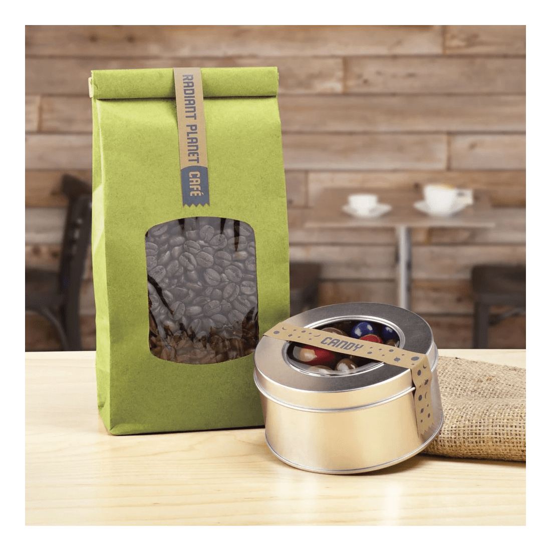 4 Avery 12UP Inkjet Laser Wraparound Label Kraft 15 Sheets, 4 of 6