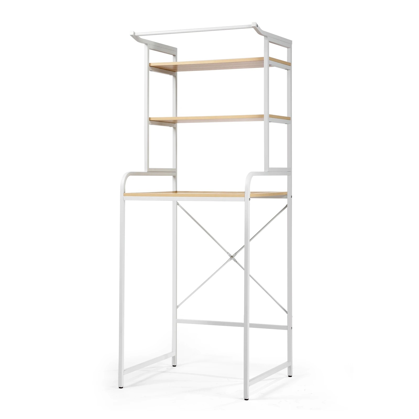 6 LUXSUITE Over Toilet Shelf Rack Bathroom Organiser 3-tier, 6 of 10