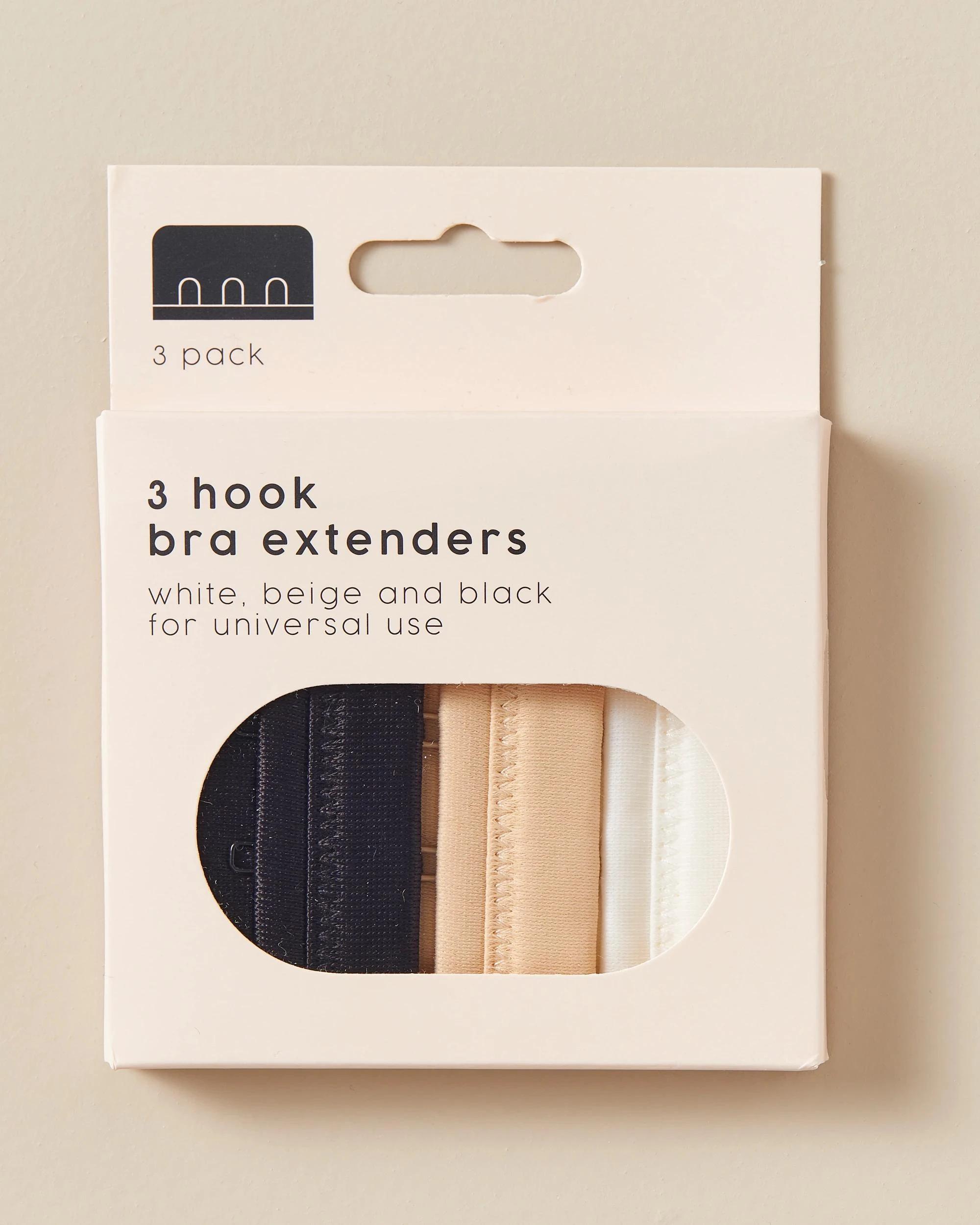 3 Target 3 Pack Bra Extender - 3 Hook BLACK, 3 of 5