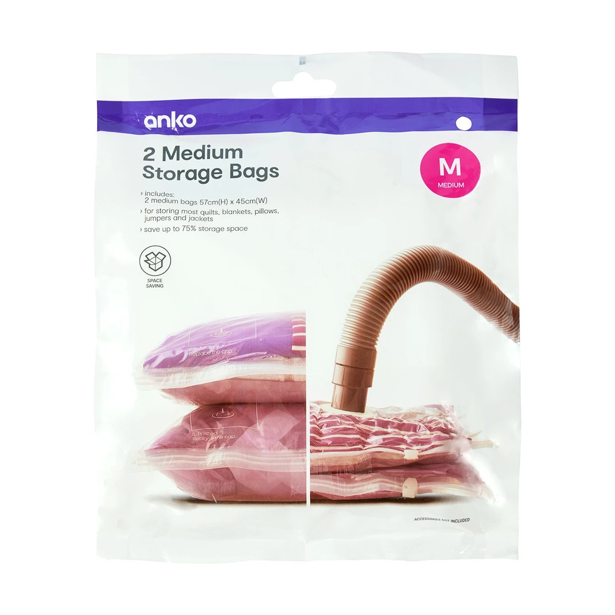 5 Storage Bags - Medium, Set of 2, 5 of 6