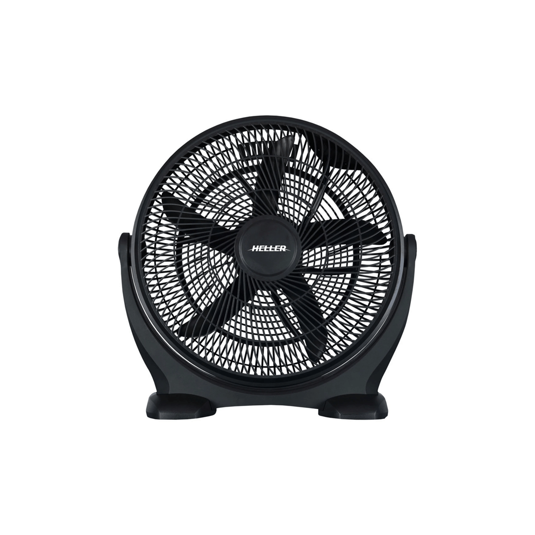 1 Heller 50cm Floor/desk High Velocity Air Cooler Fan/cooling/circulator - Black, 1 of 3