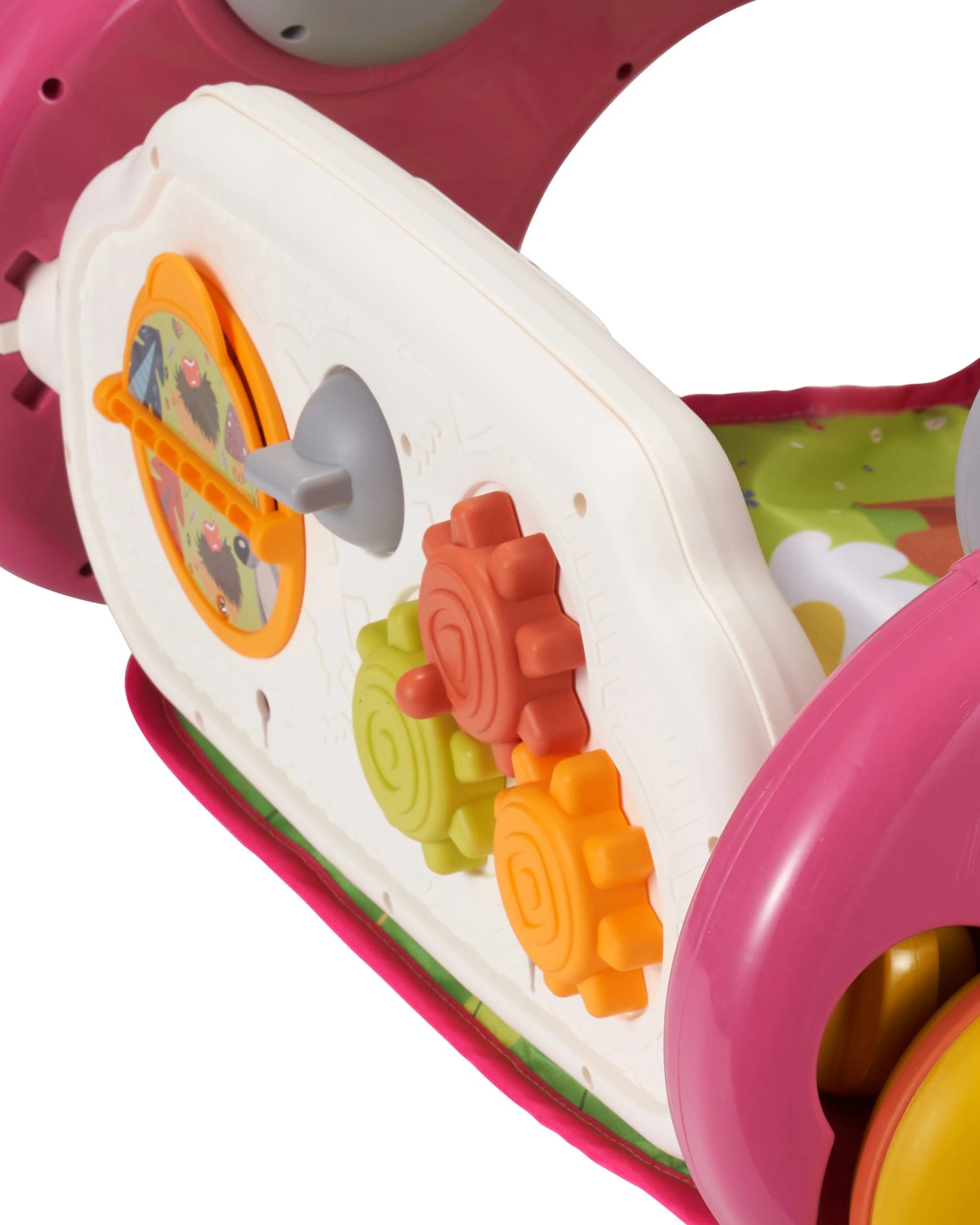 9 PlayPals Deluxe 7-in-1 Baby Play Mat Gym w/ Kick & Play Piano, Activity Centre for Newborns to Toddlers Pink, 9 of 10