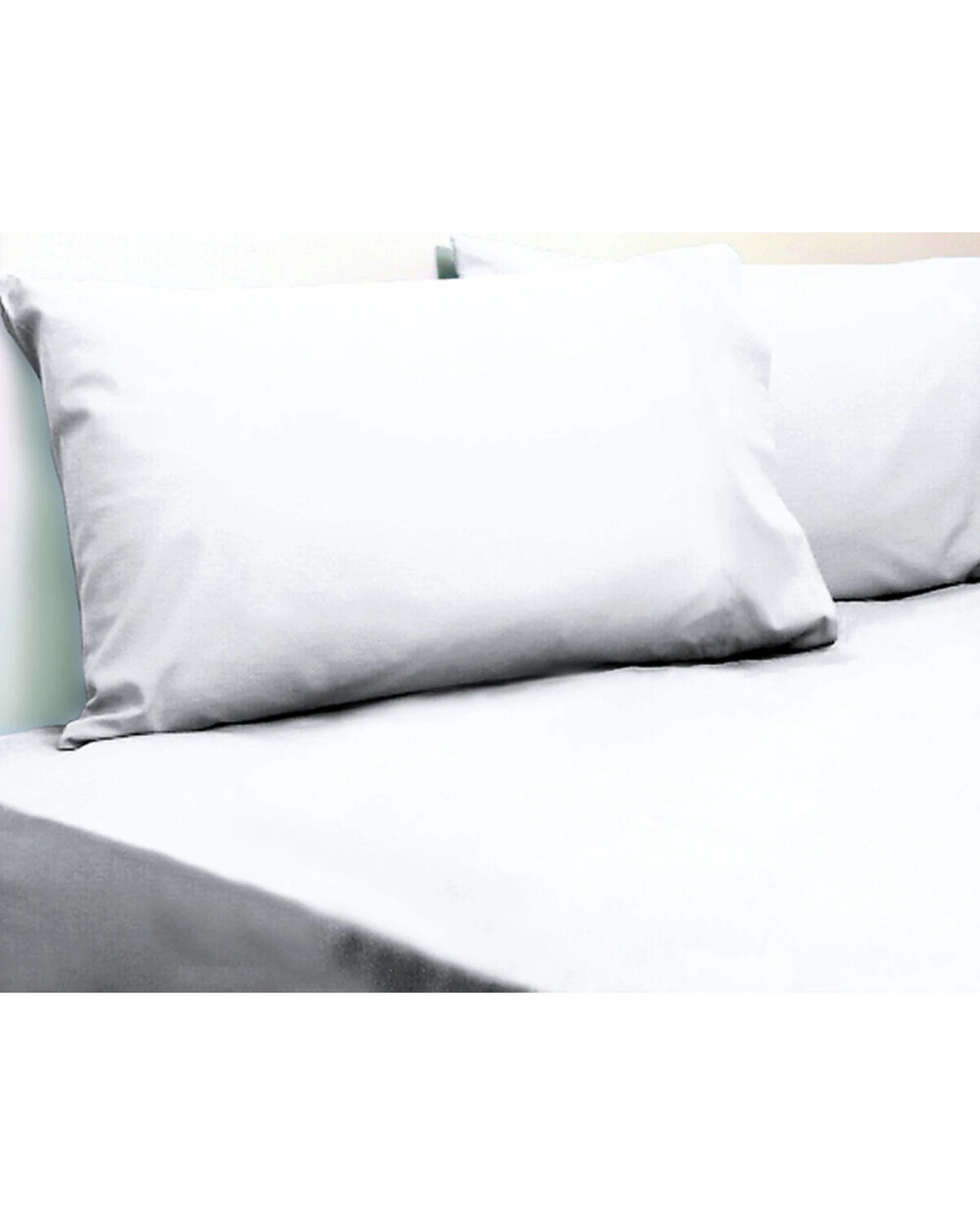 1 Jason Commercial Crisp Fitted Sheet 203x203cm - Super King Bed - White, 1 of 1