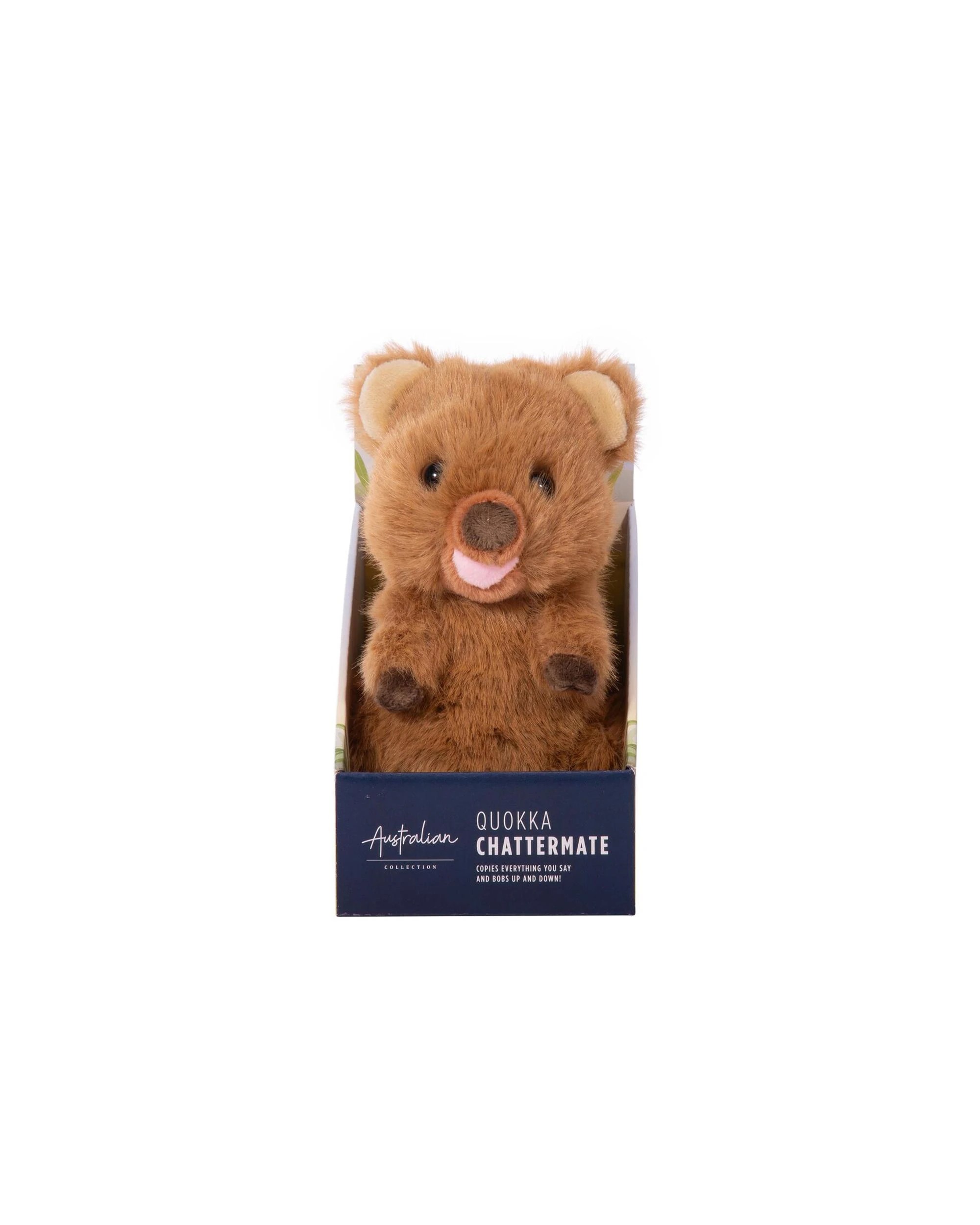 isGift Australian Collection Talking Plush 18cm ChatterMate Quokka ...