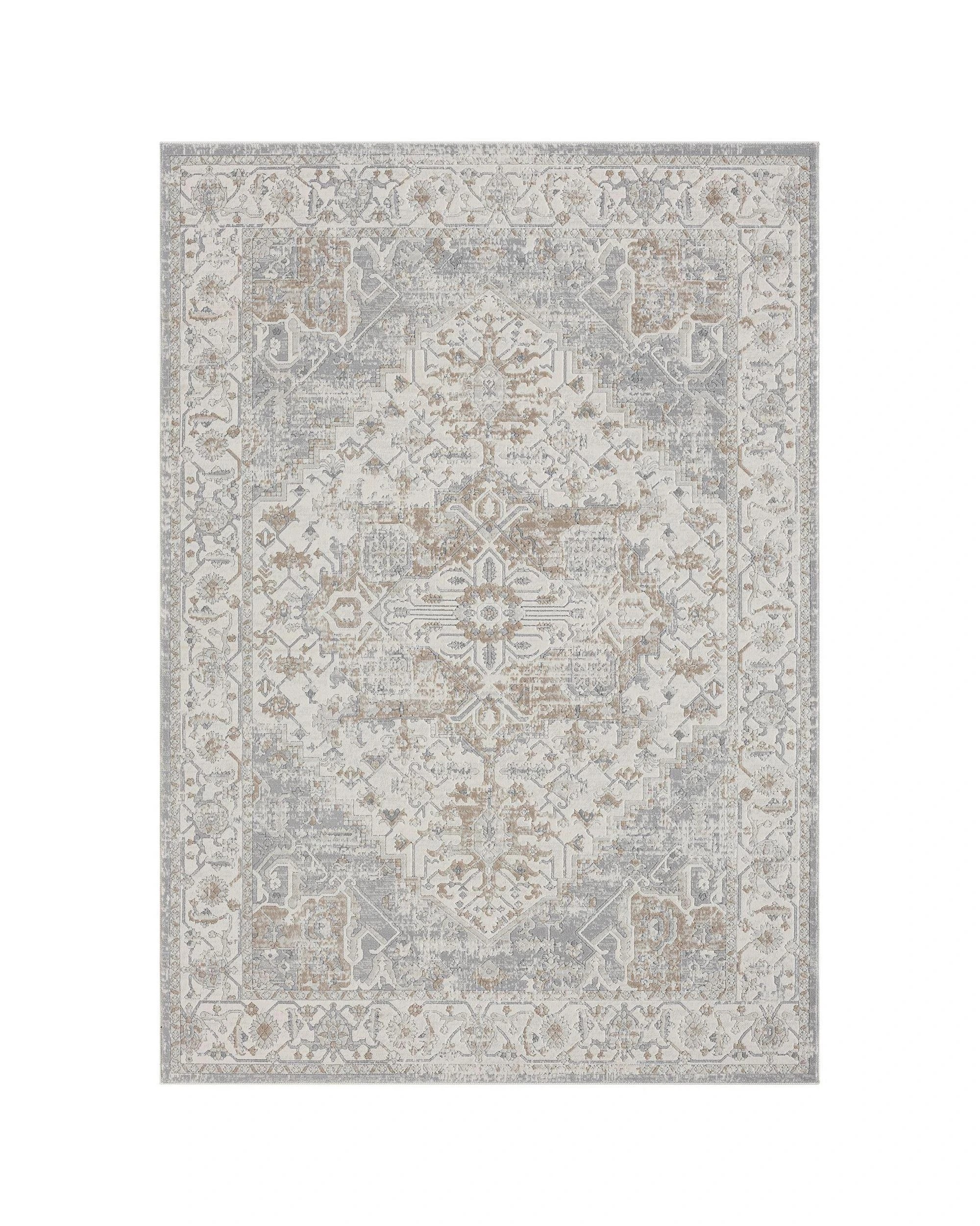 1 La Grace Home Adriano Premium Rug - 120x170cm - Frost, 1 of 10