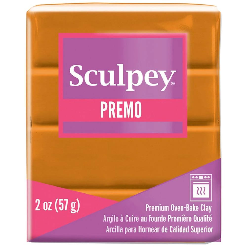 1 Sculpey Premo Modelling Clay Mustard 57g, 1 of 1