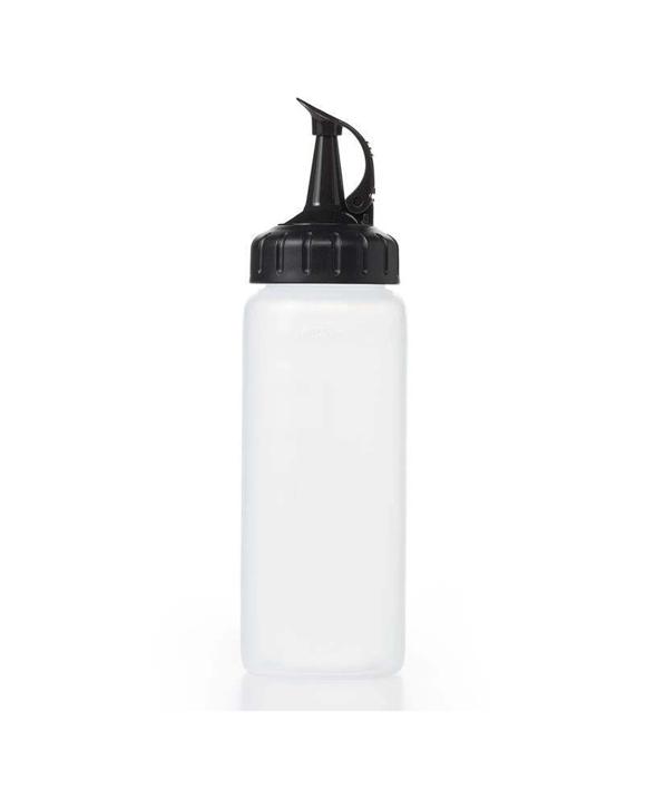 Oxo Chefs Squeeze Bottle Small Ketchup Syrup Dispenser With Measurements - Black