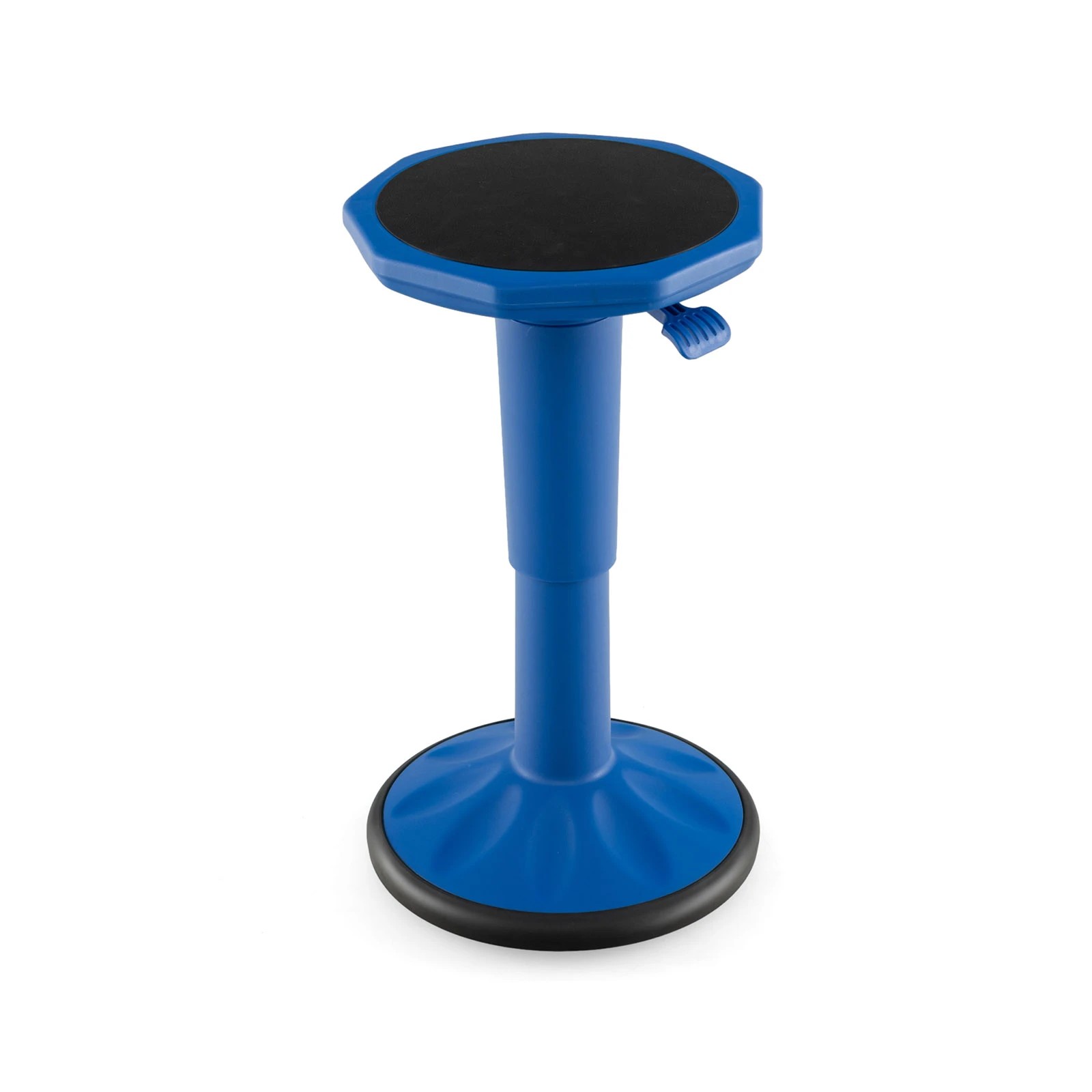 1 Costway Ergonomic Wobble Stool Height Adjustable Active Swivel Chair Navy, 1 of 3