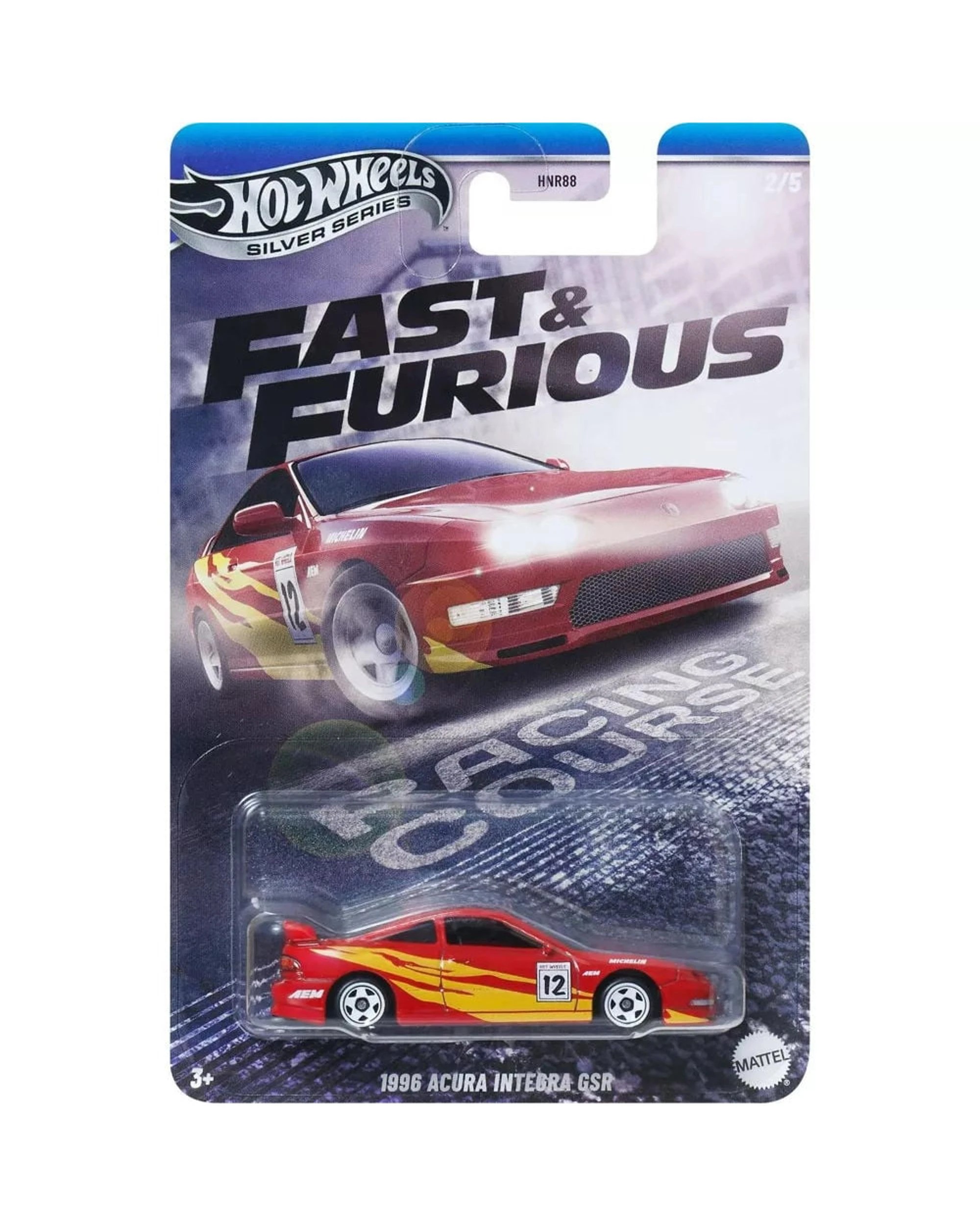 1 Hot Wheels Silver Series Fast and Furious Racing Course 1996 Acura Integra GSR, 1 of 3