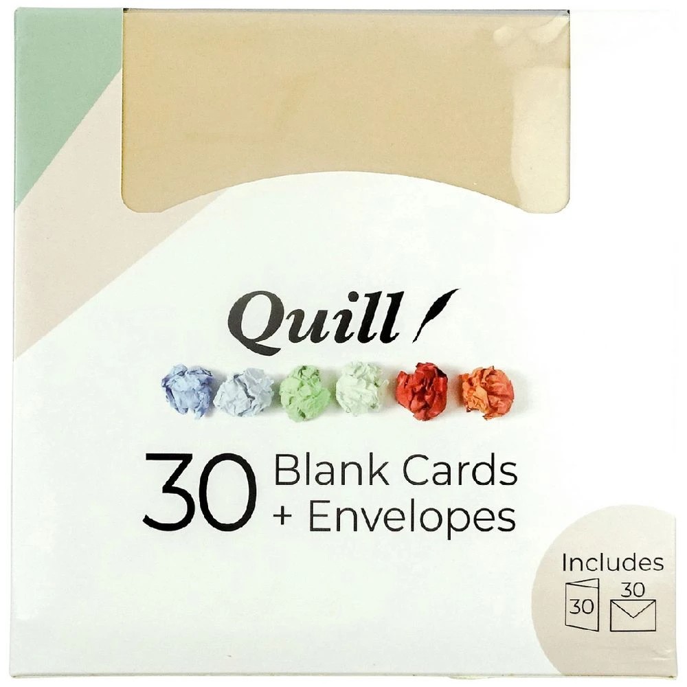 1 Quill Cards and Envelopes Kraft 150x150mm, 1 of 4