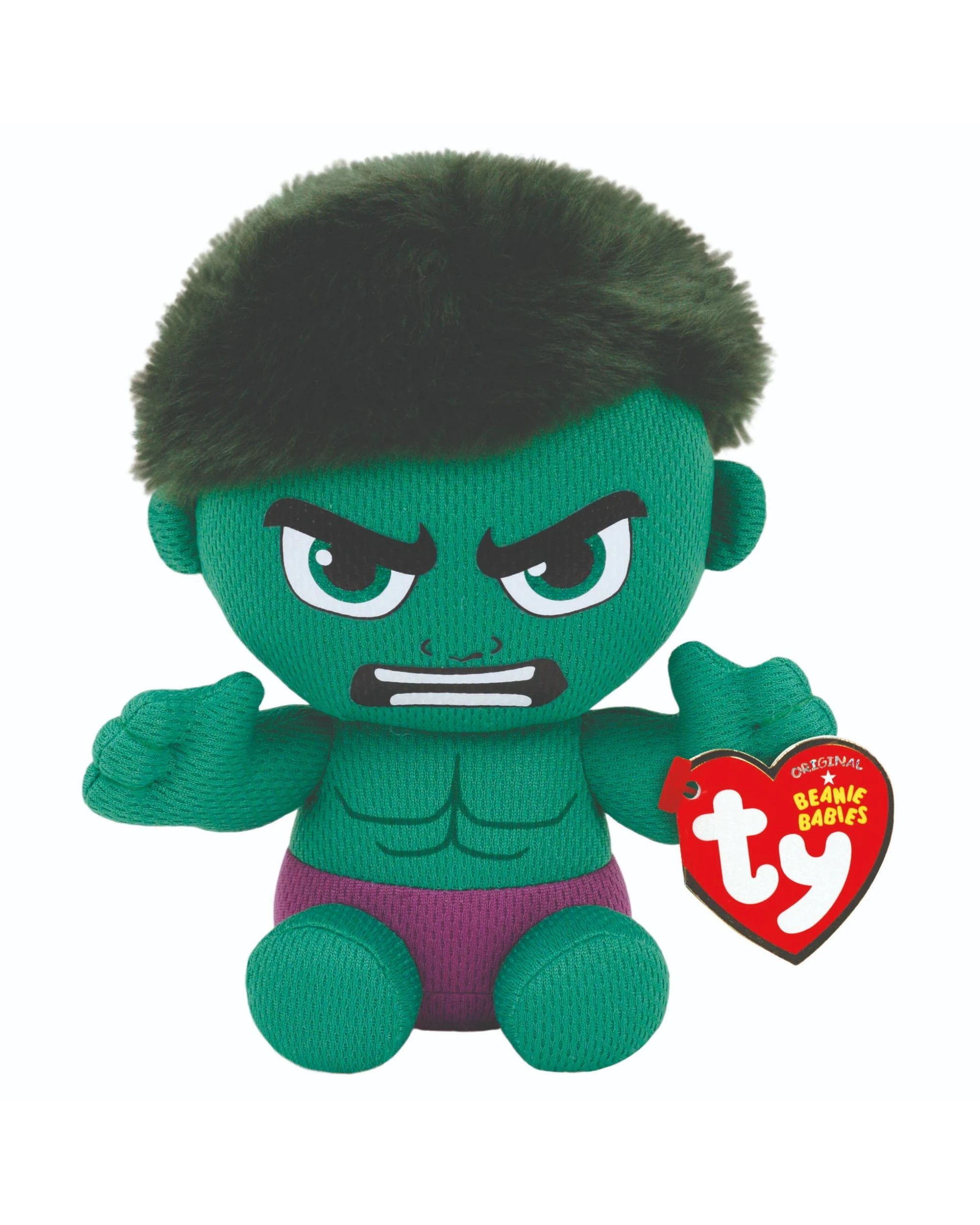 1 TY Beanie Babies Regular Marvel Hulk Plush, 1 of 1
