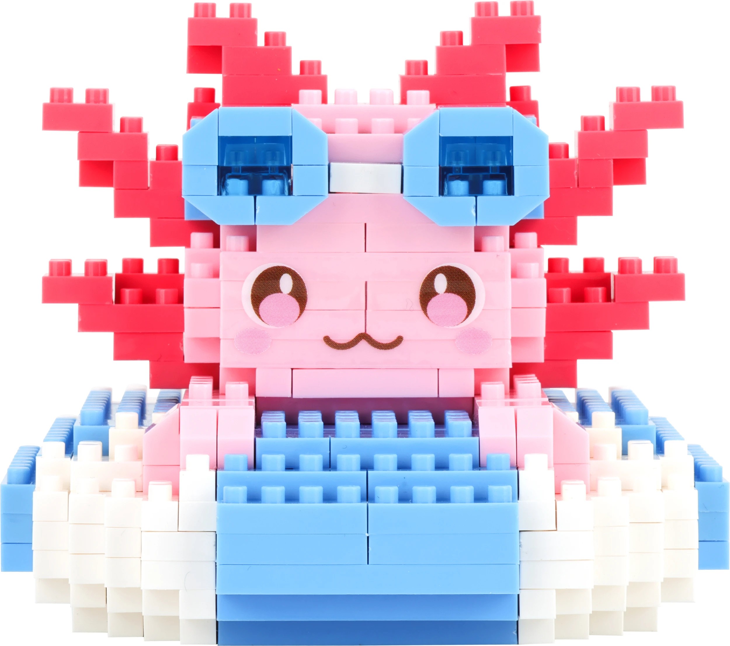 5 Mini Blocks Animal Series: Axolotl Friends - Assorted, 5 of 9