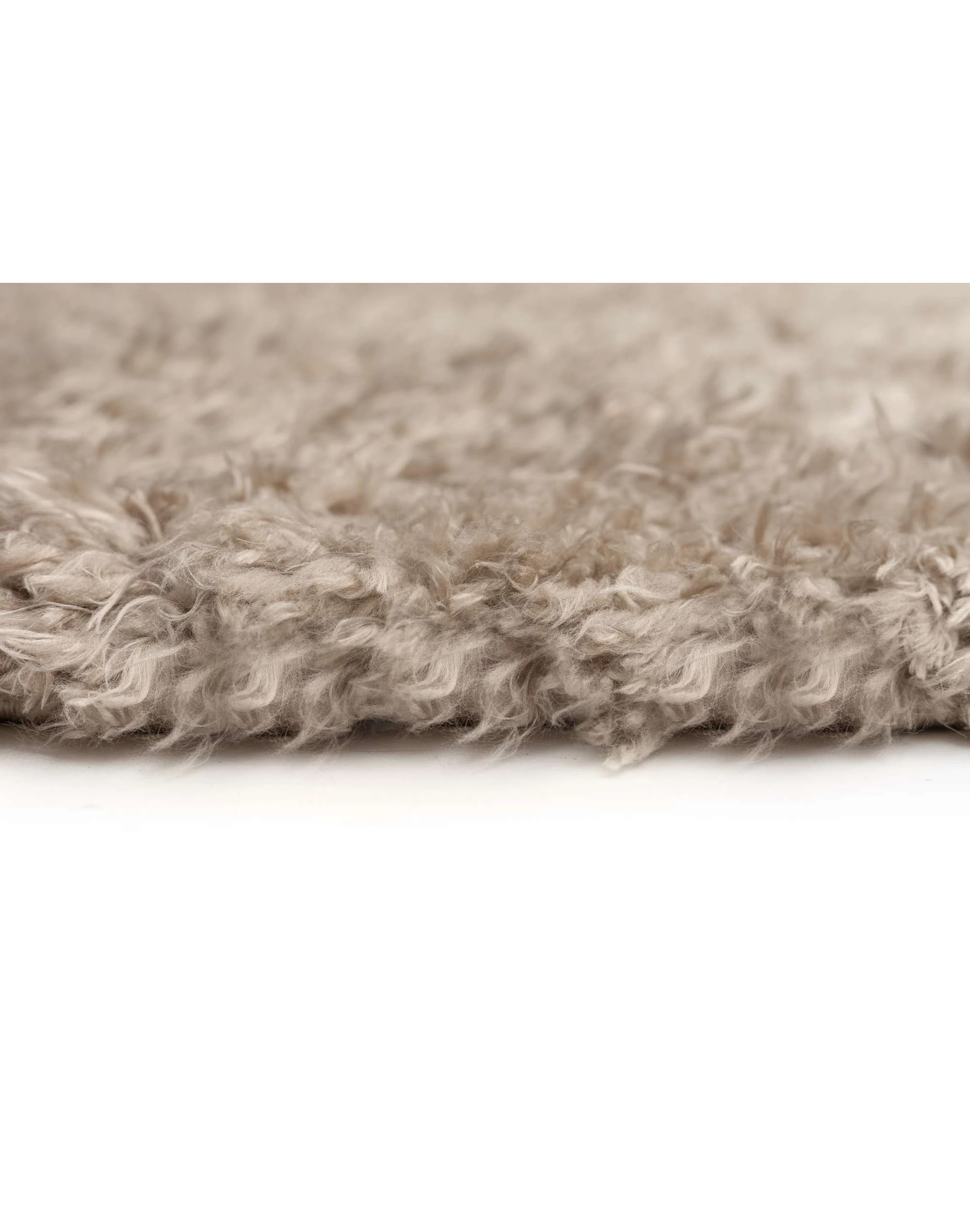 8 Loopsie Nakoni Shag Round Rug-120cm x 120cm - Beige, 8 of 8