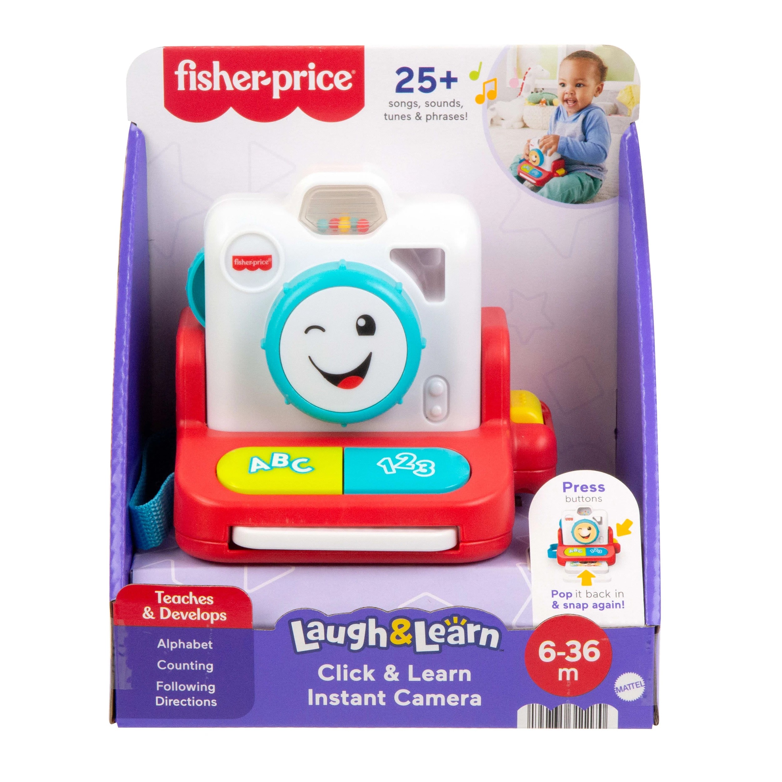 1 Fisher-Price Laugh and Learn Click and Learn Instant Camera, 1 of 5