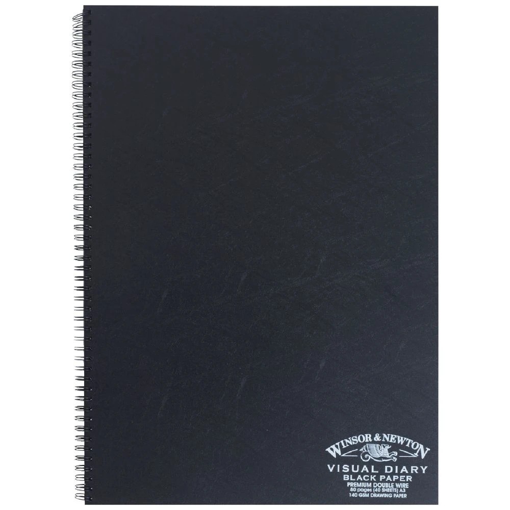 1 Winsor & Newton Black Paper A3 Visual Art Diary, 1 of 1