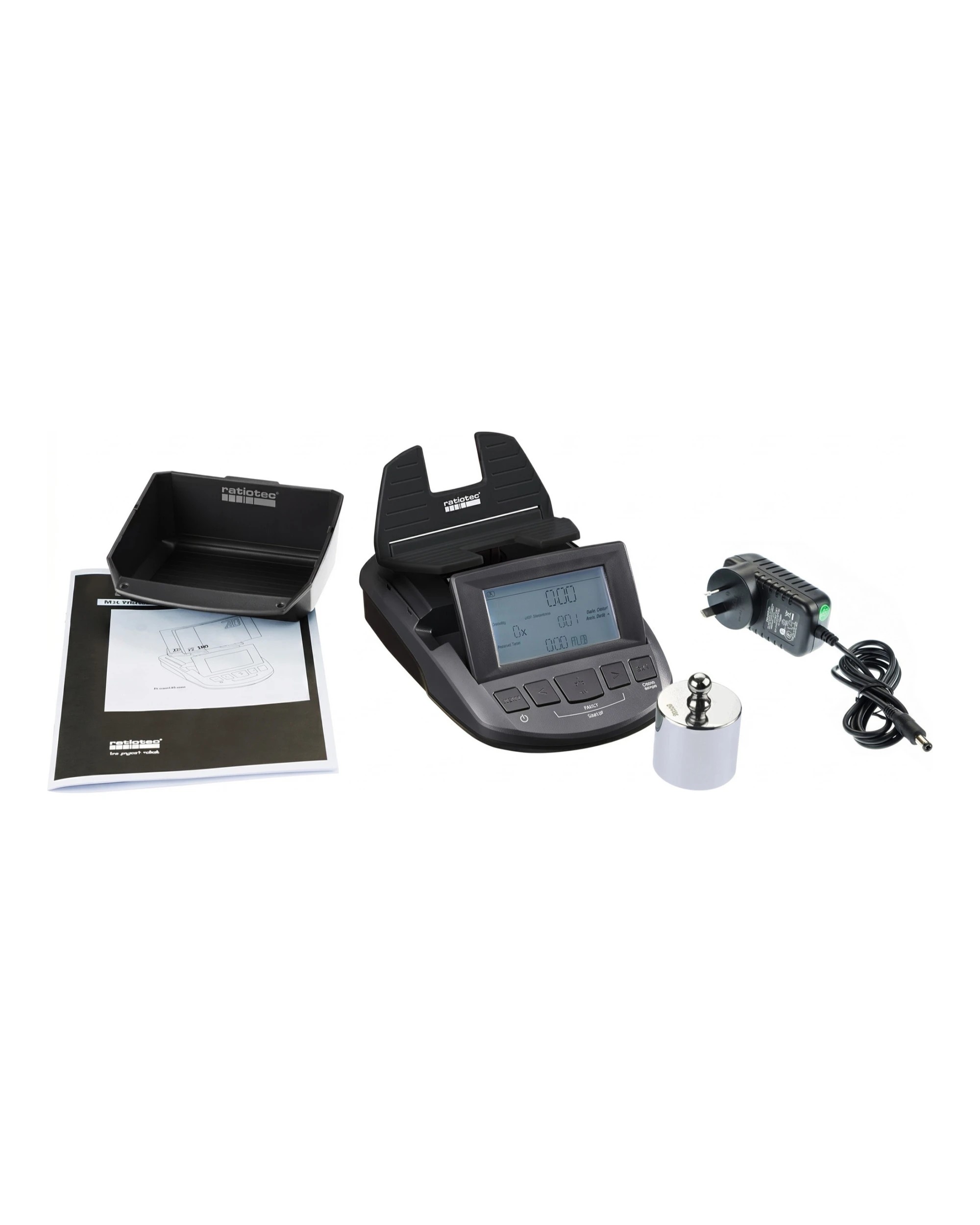 3 Laura Hill Digital Electronic Money Note Coin Counter Scales - Grey, 3 of 7