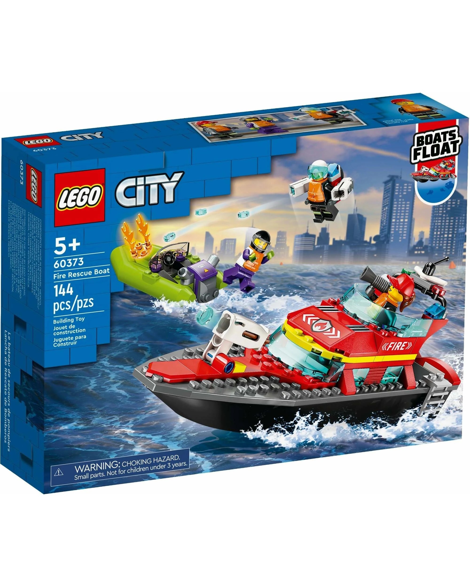1 LEGO City Series 60373 Fire Rescue Boat, 1 of 5