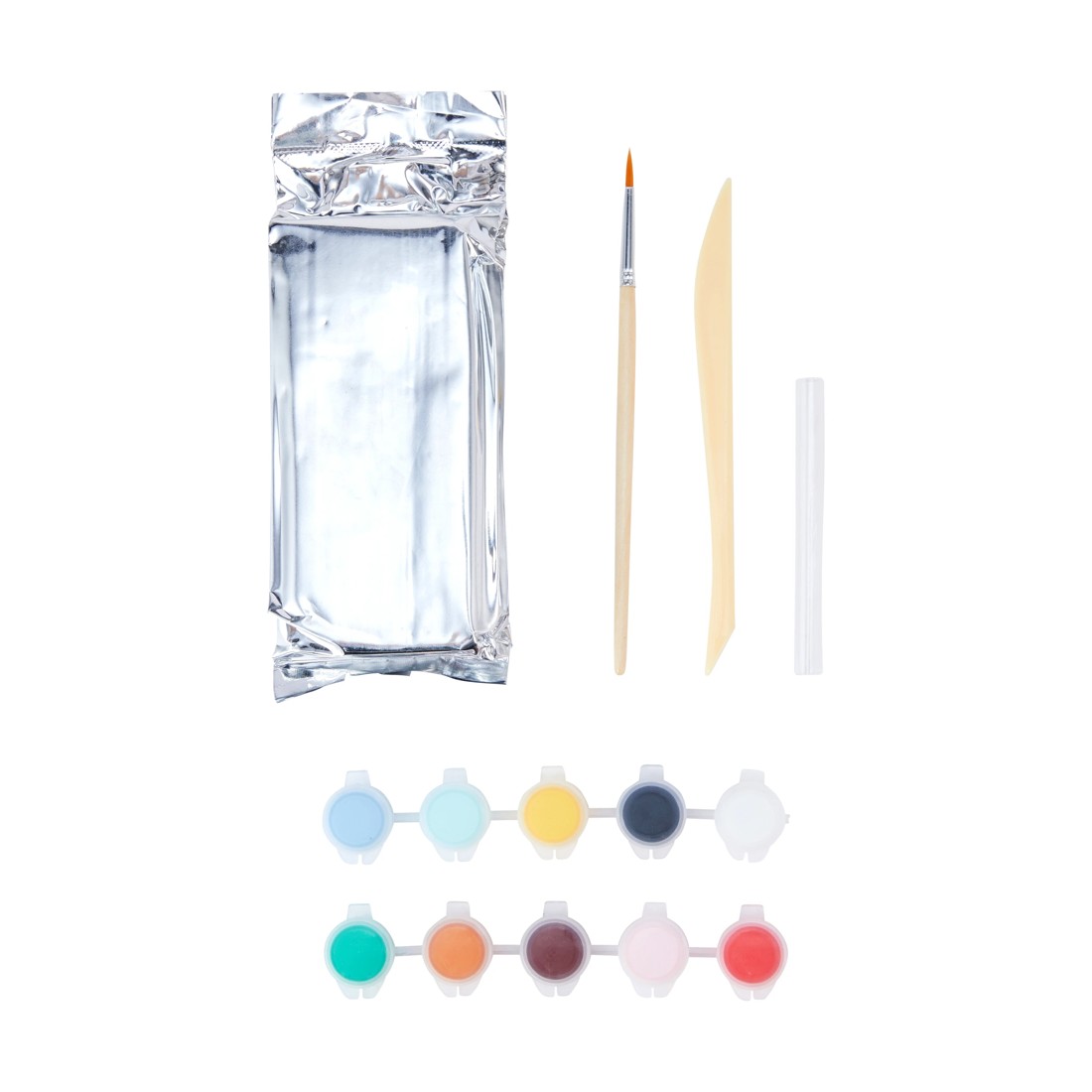 2 DIY Air Dry Clay Photo Stands Kit, 2 of 3