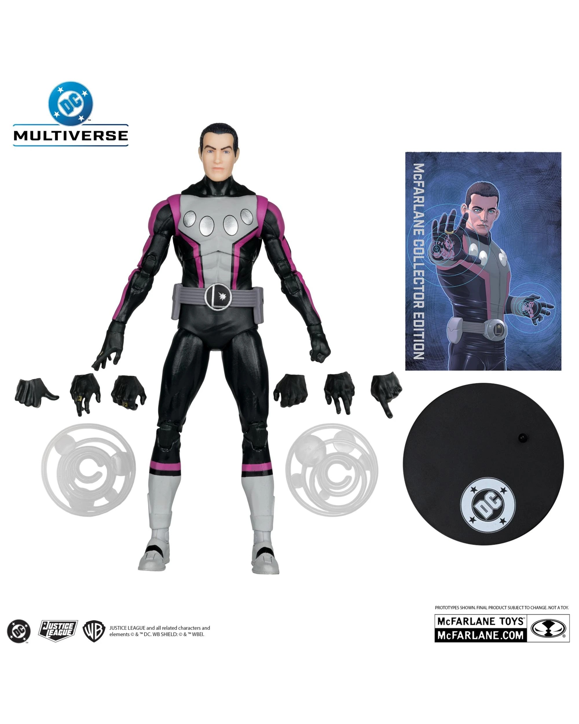 2 DC Multiverse Cosmic Boy Final Crisis McFarlane Collector Edition #51 7 inch Action Figure, 2 of 9