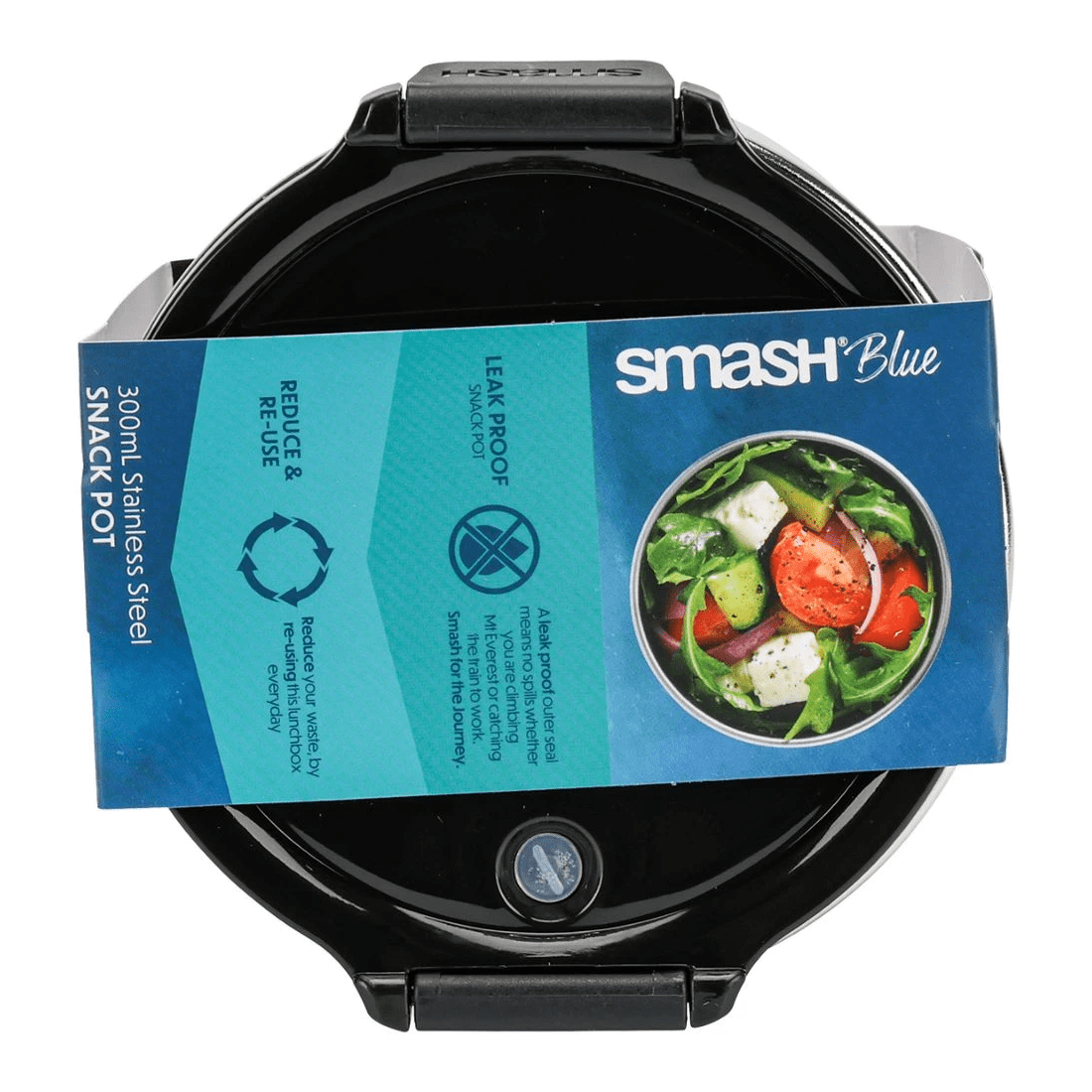 6 Smash Snack Pot 300mL Black, 6 of 7