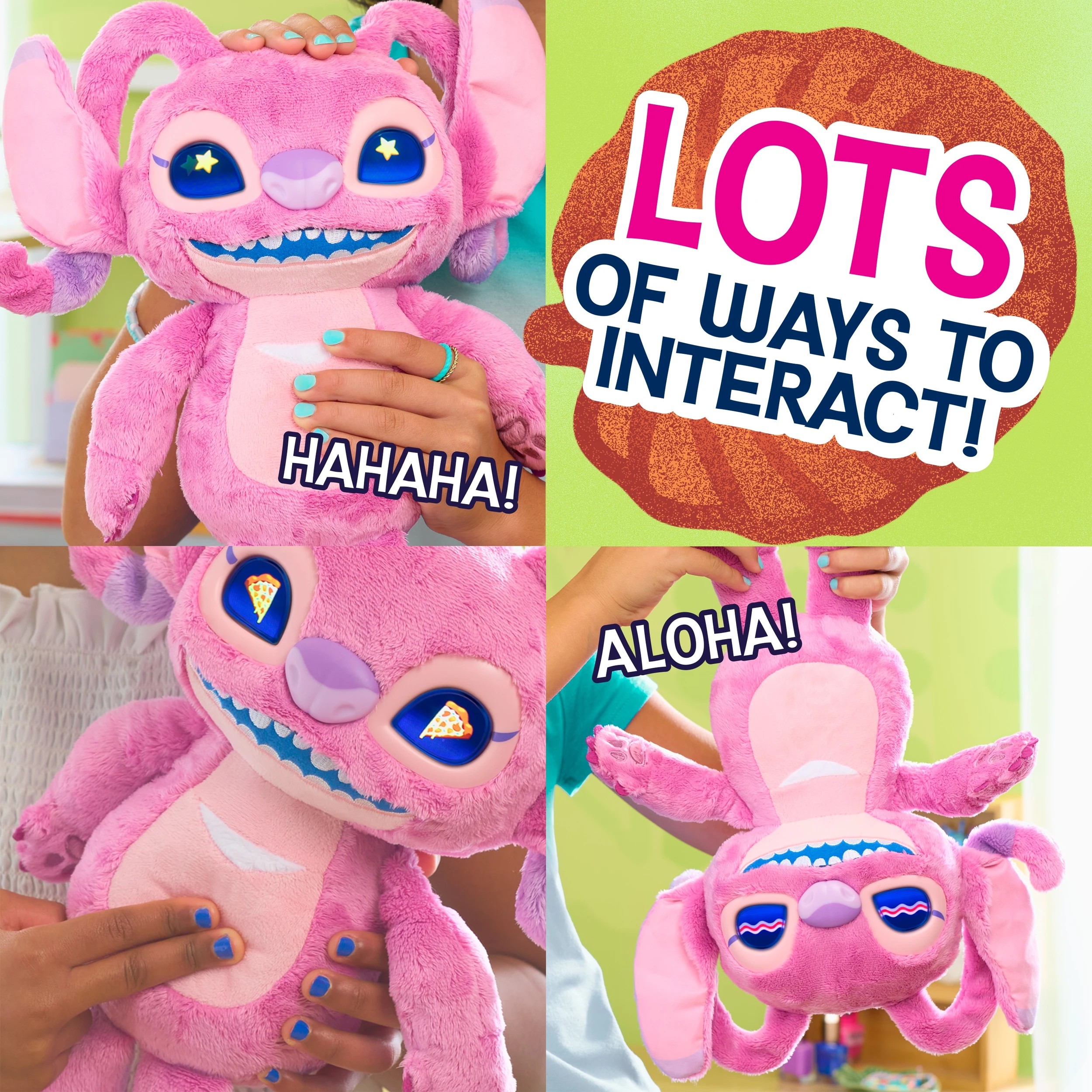3 Disney Stitch Many Moods Angel Plush - Pink, 3 of 7