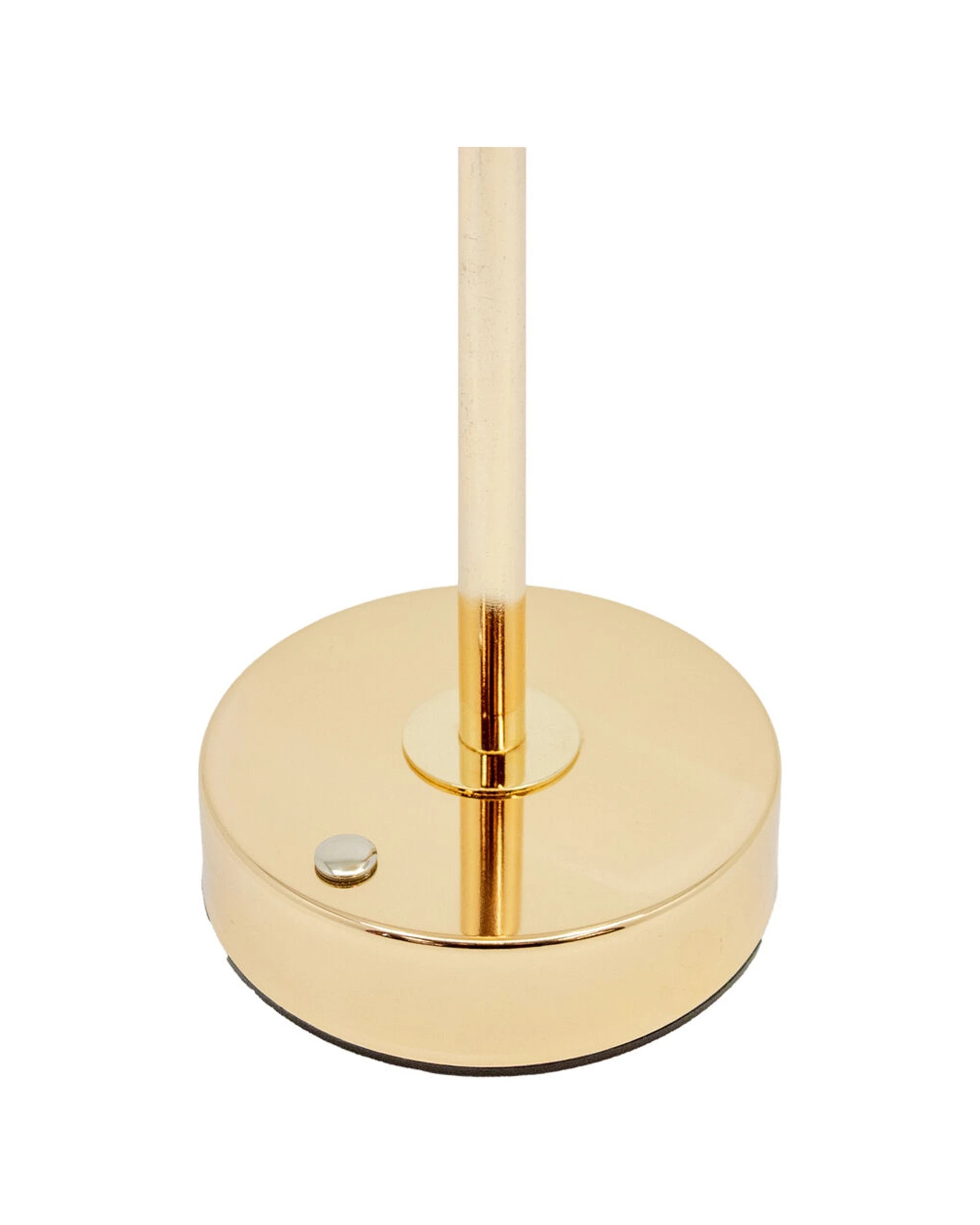 4 Boyle Rechargeable LED Table Lamp Acrylic Flute Shade Adjustable Lighting - Gold, 4 of 8